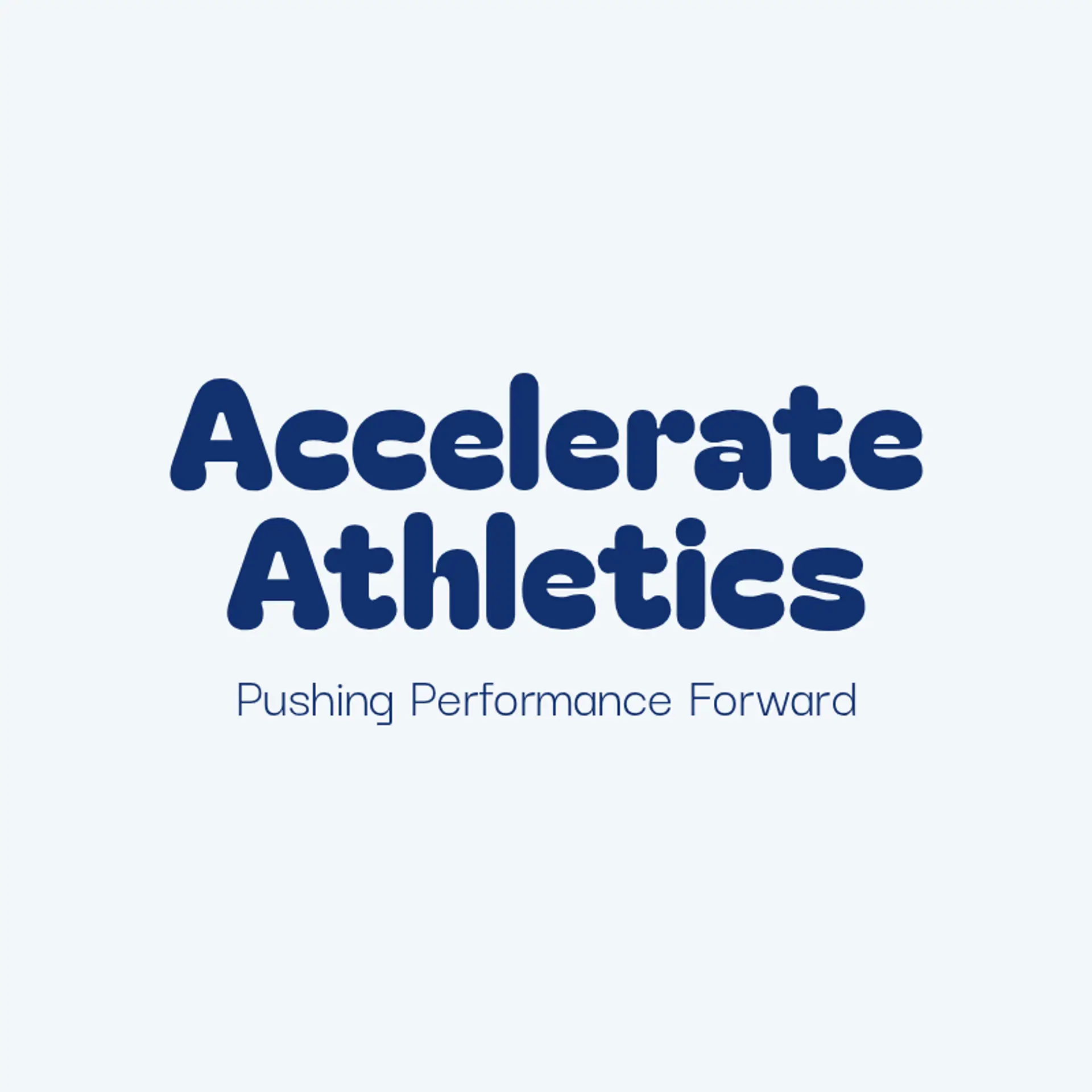 Accelerate Athletics logo for sports