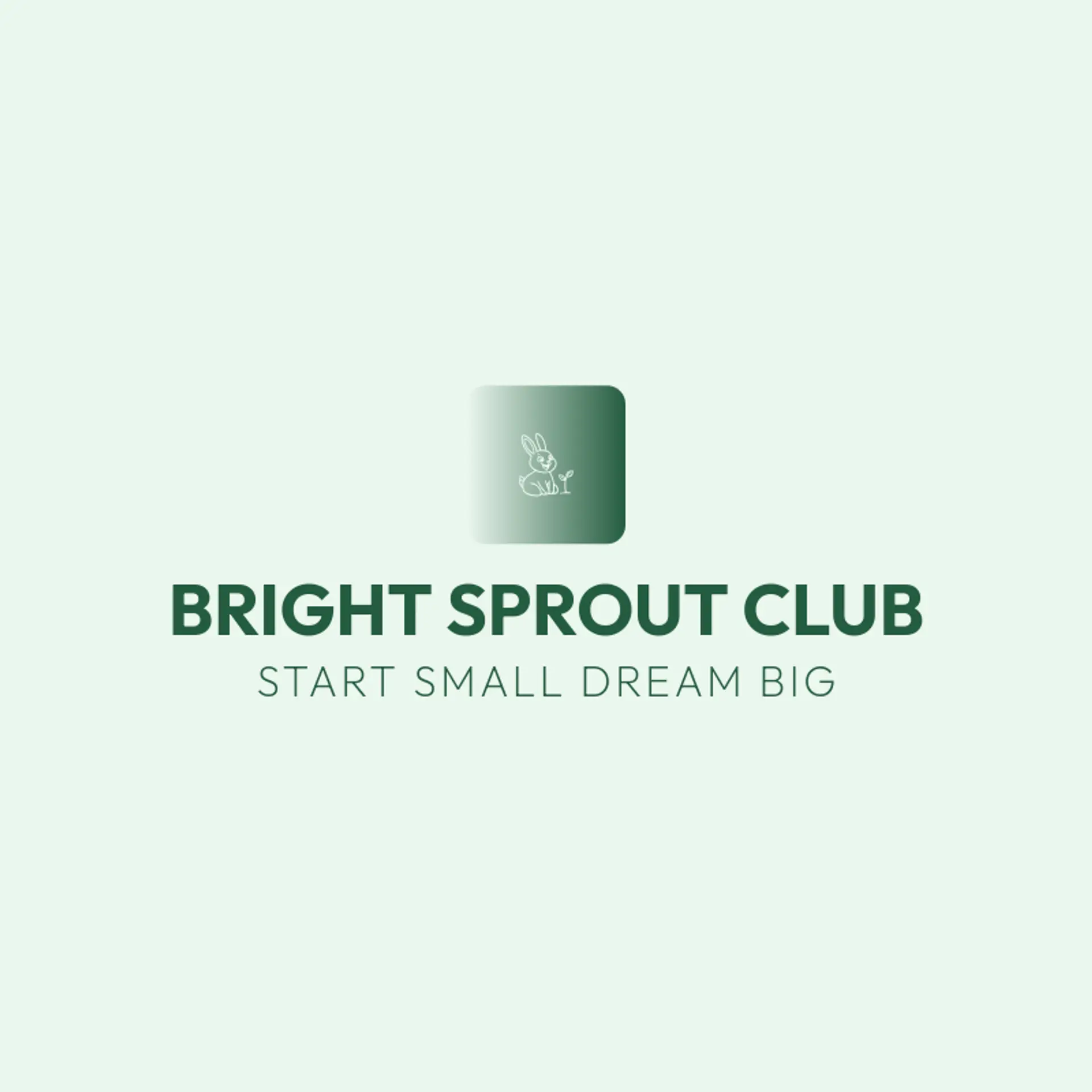 Bright Sprout Club logo for rabbit