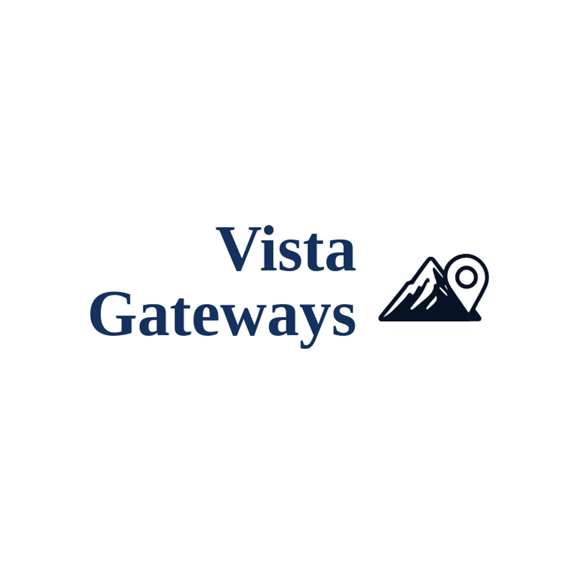 Vista Gateways logo for airport