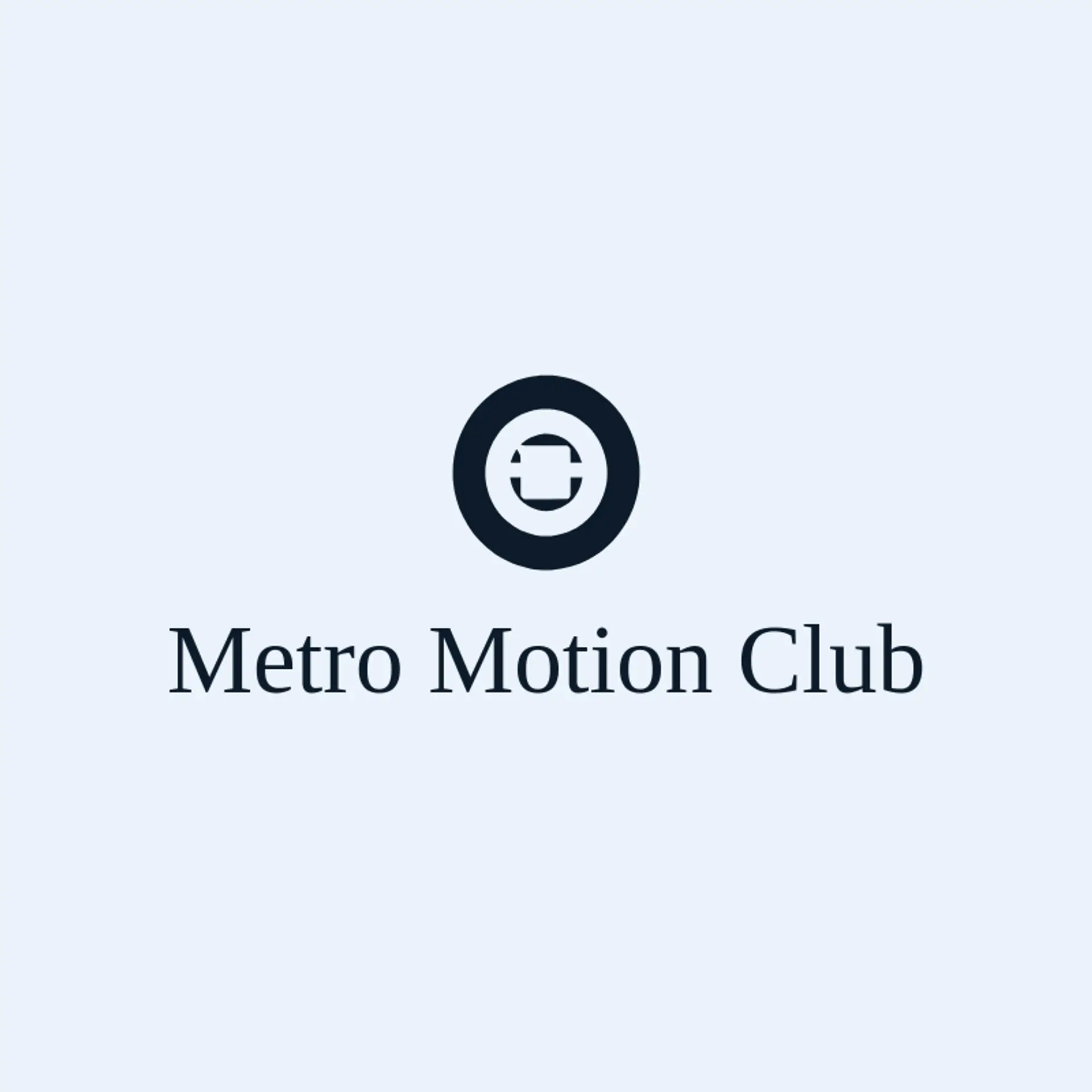 Metro Motion Club logo for street