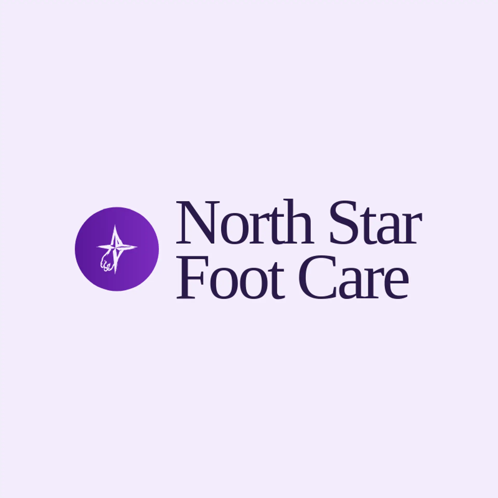 North Star Foot Care logo for foot