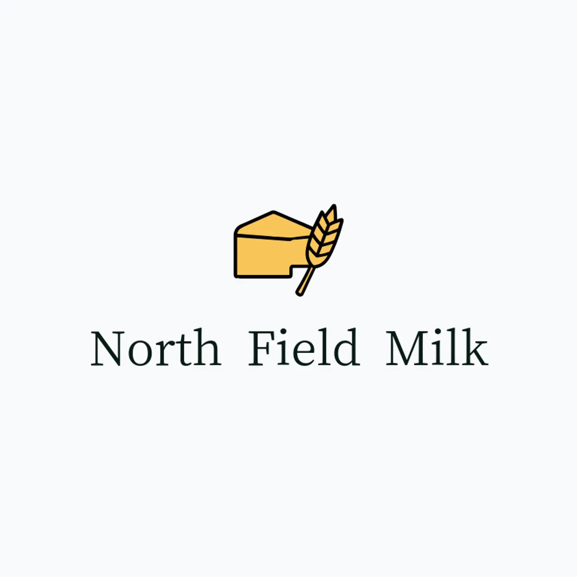 North Field Milk logo for dairy
