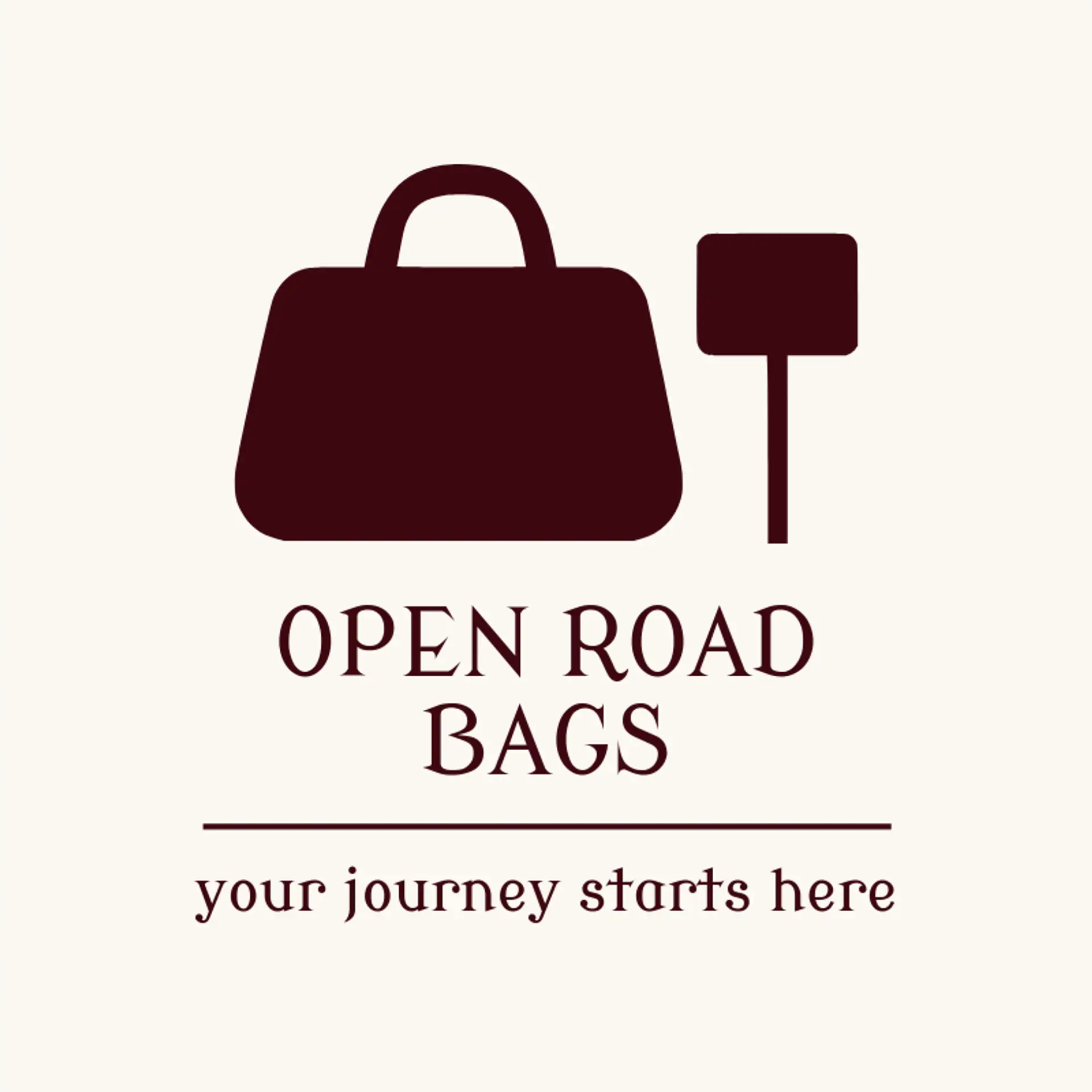 Open Road Bags logo for bag