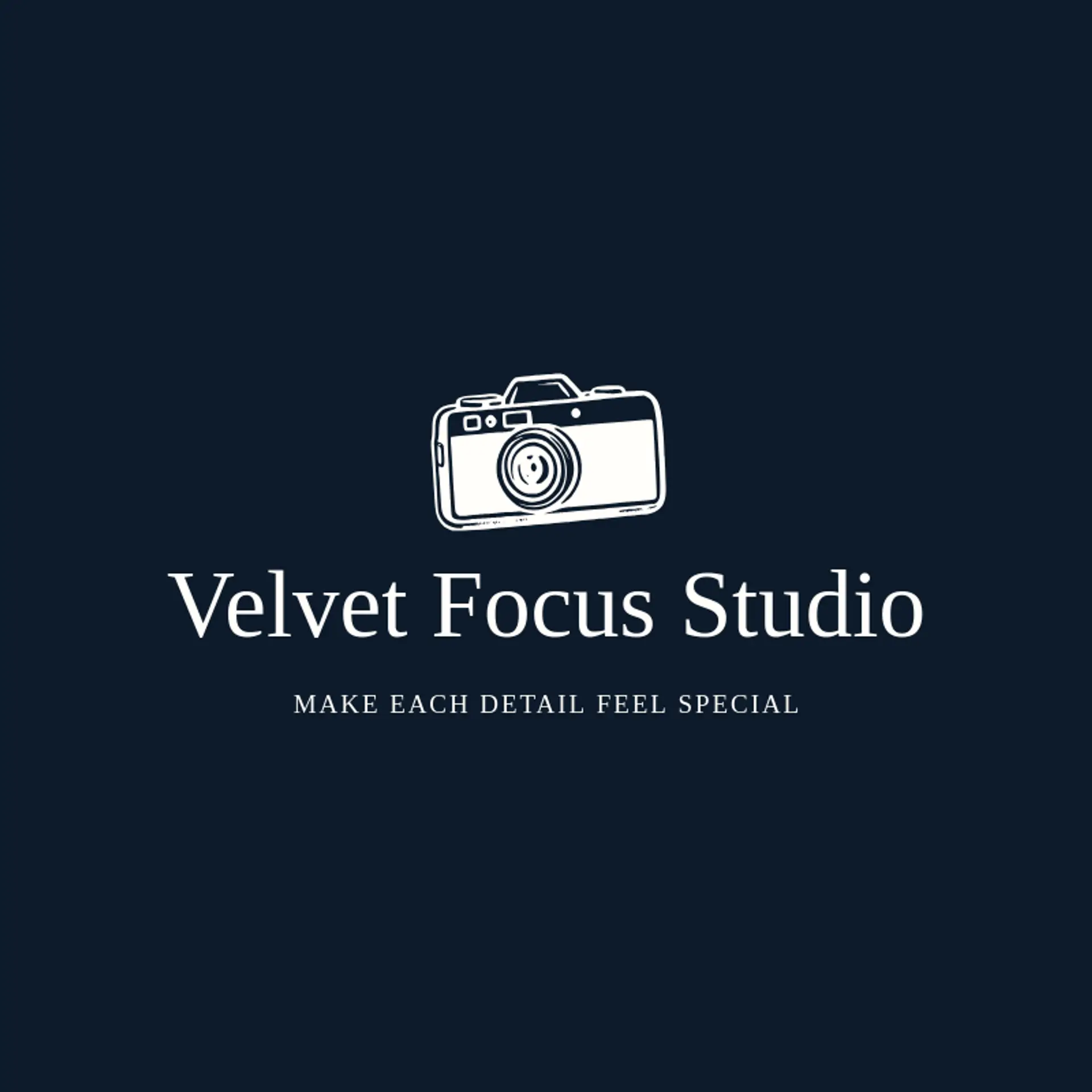 Velvet Focus Studio logo for video camera