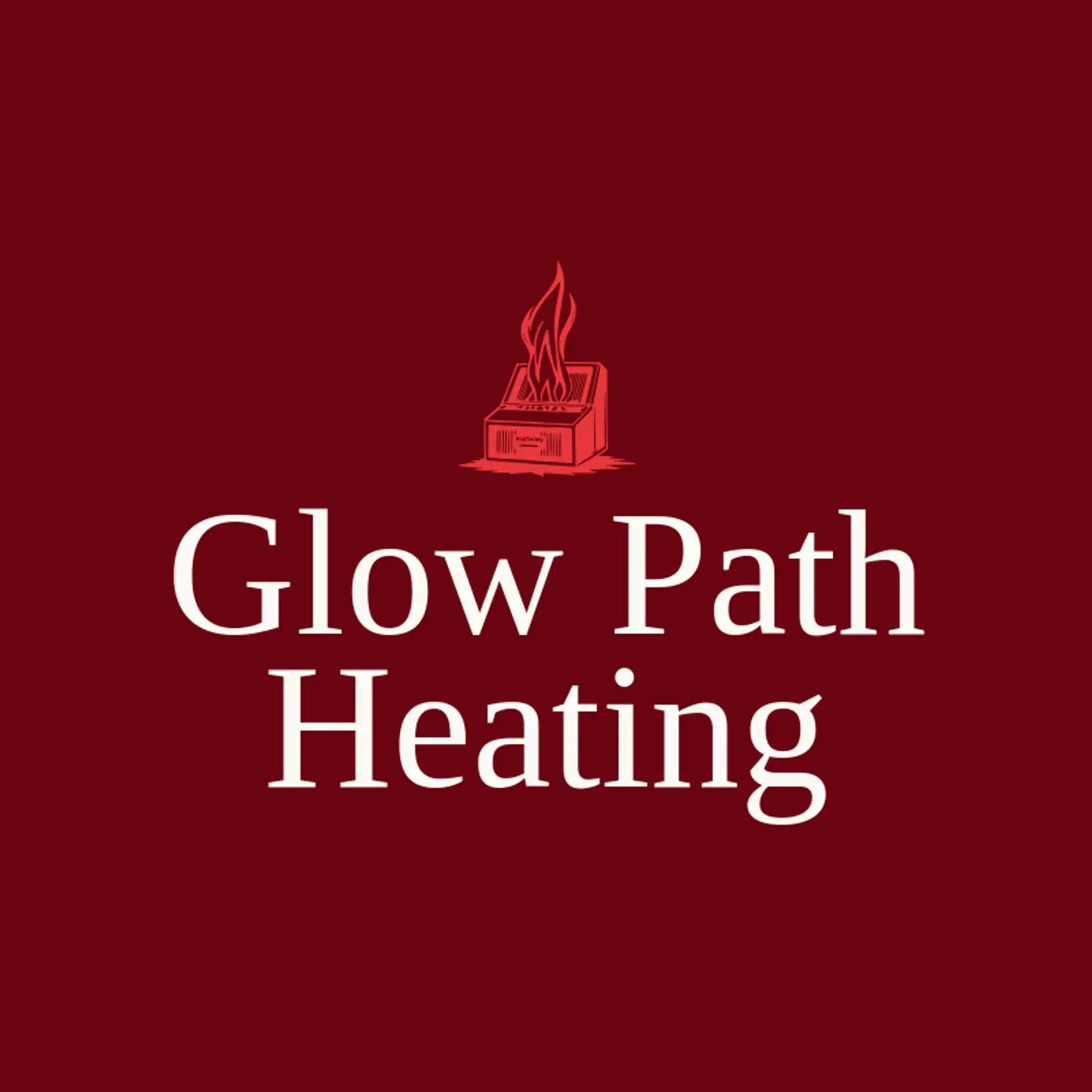 Glow Path Heating logo for heat