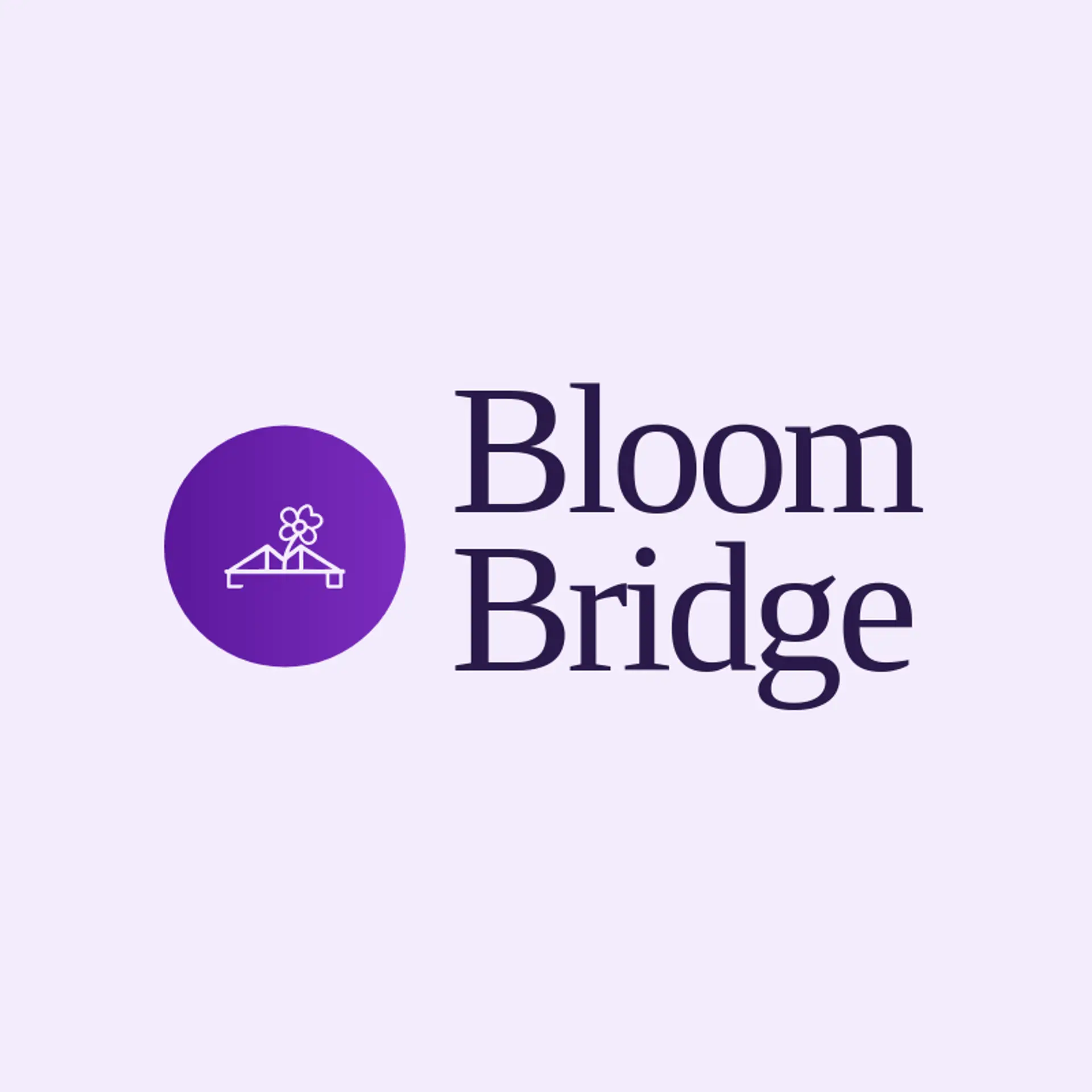 Bloom Bridge logo for social work