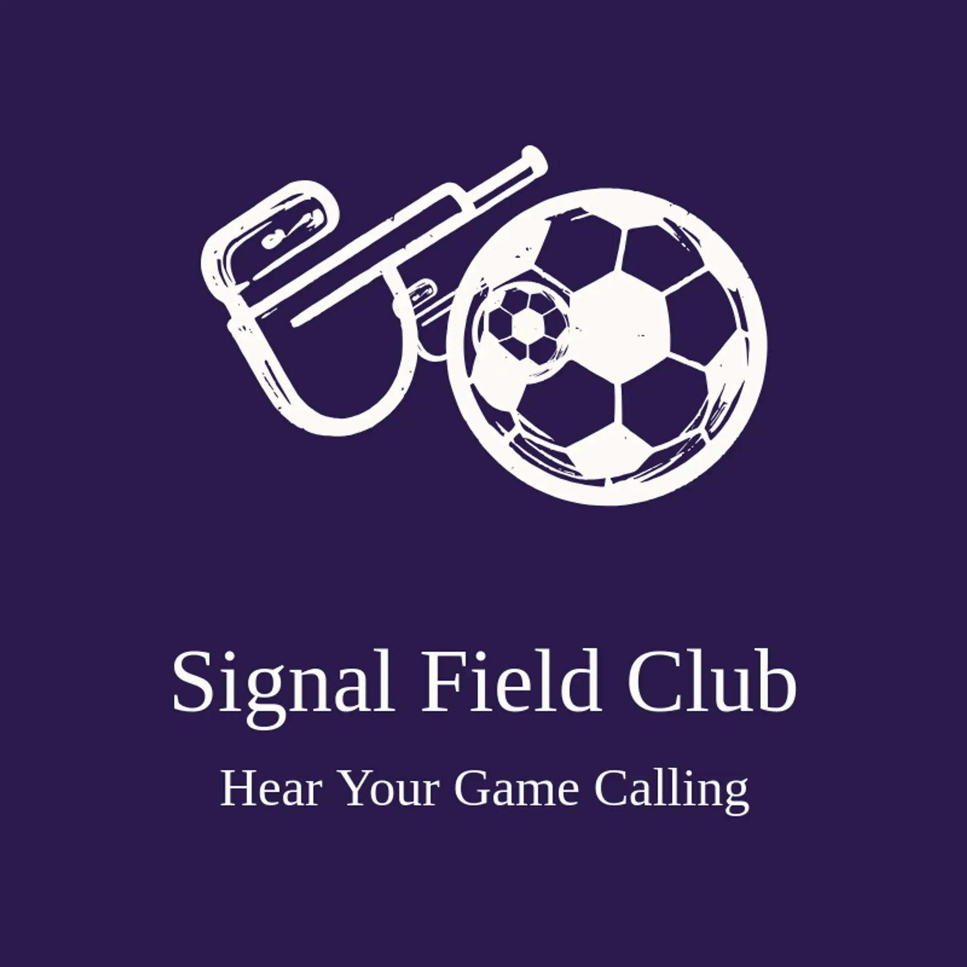 Signal Field Club logo for soccer ball