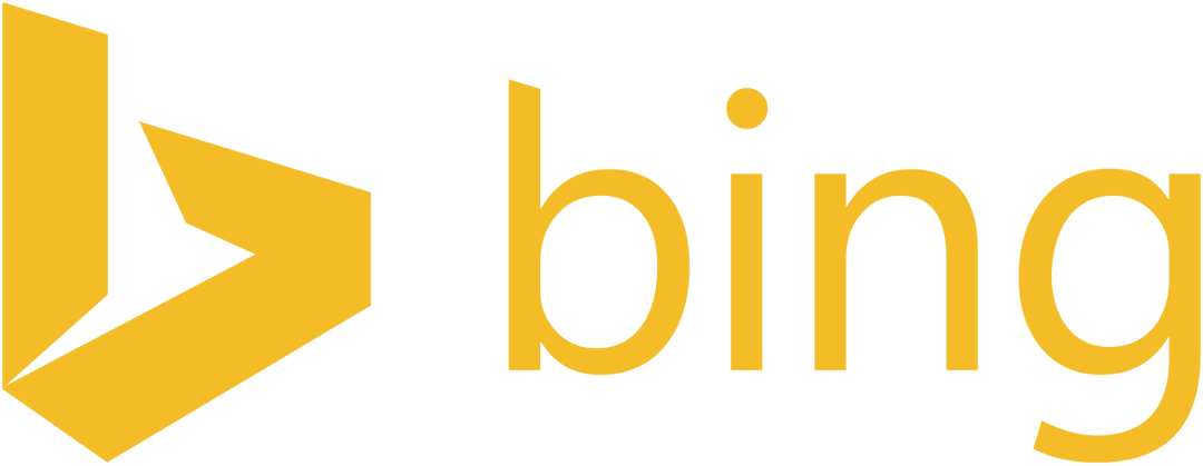 Bing logo 2013 to 2016