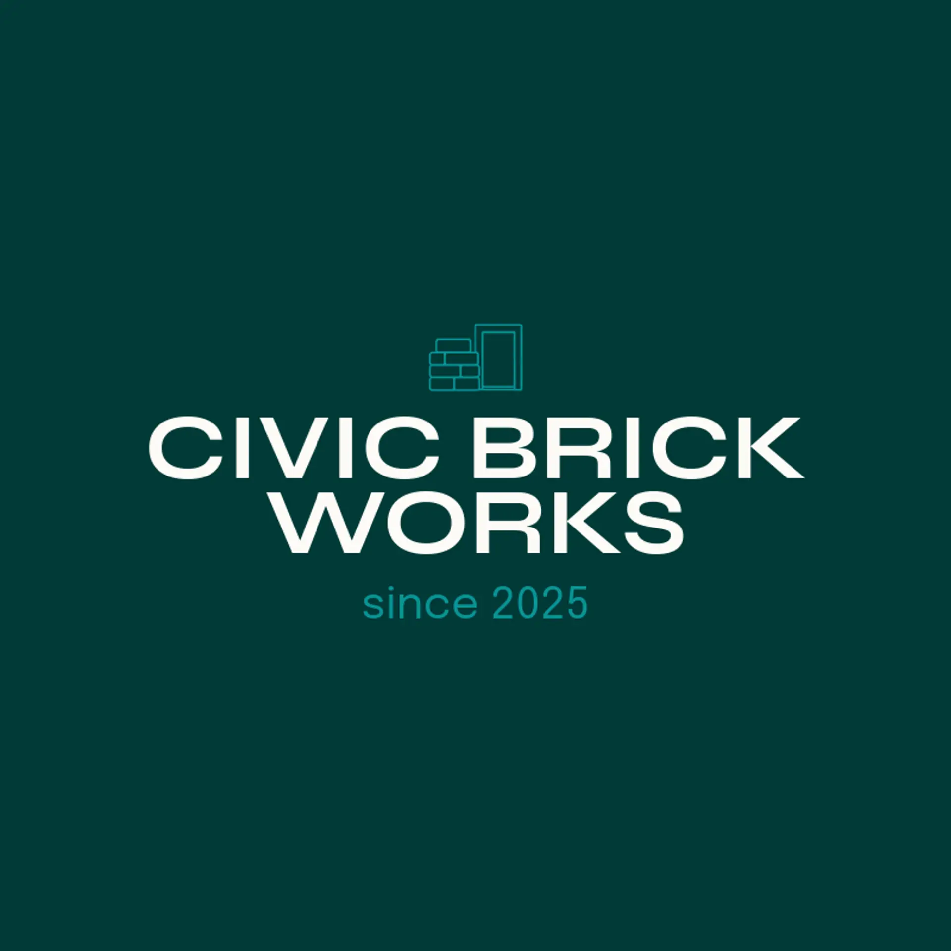 Civic Brick Works logo for build