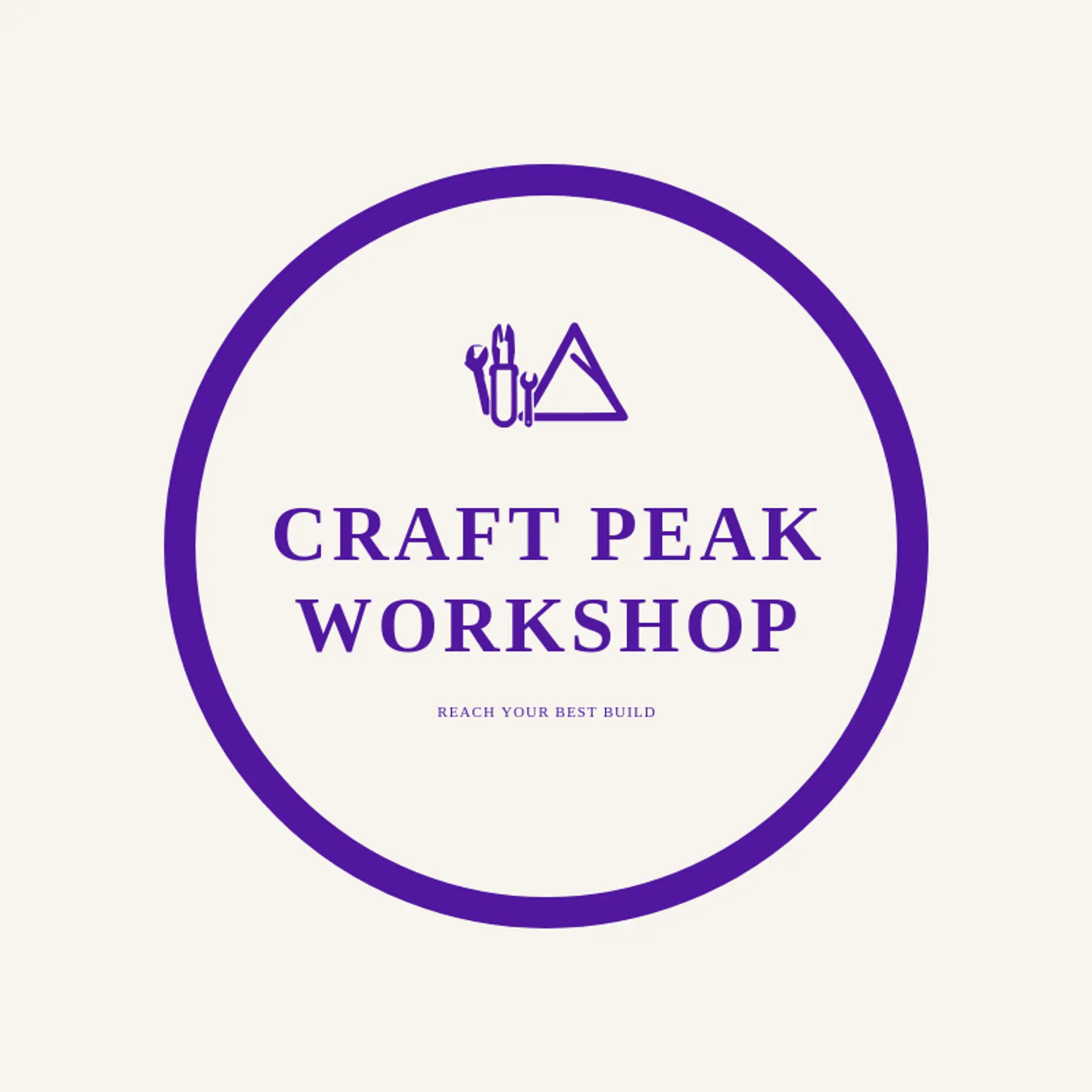 Craft Peak Workshop logo for tools
