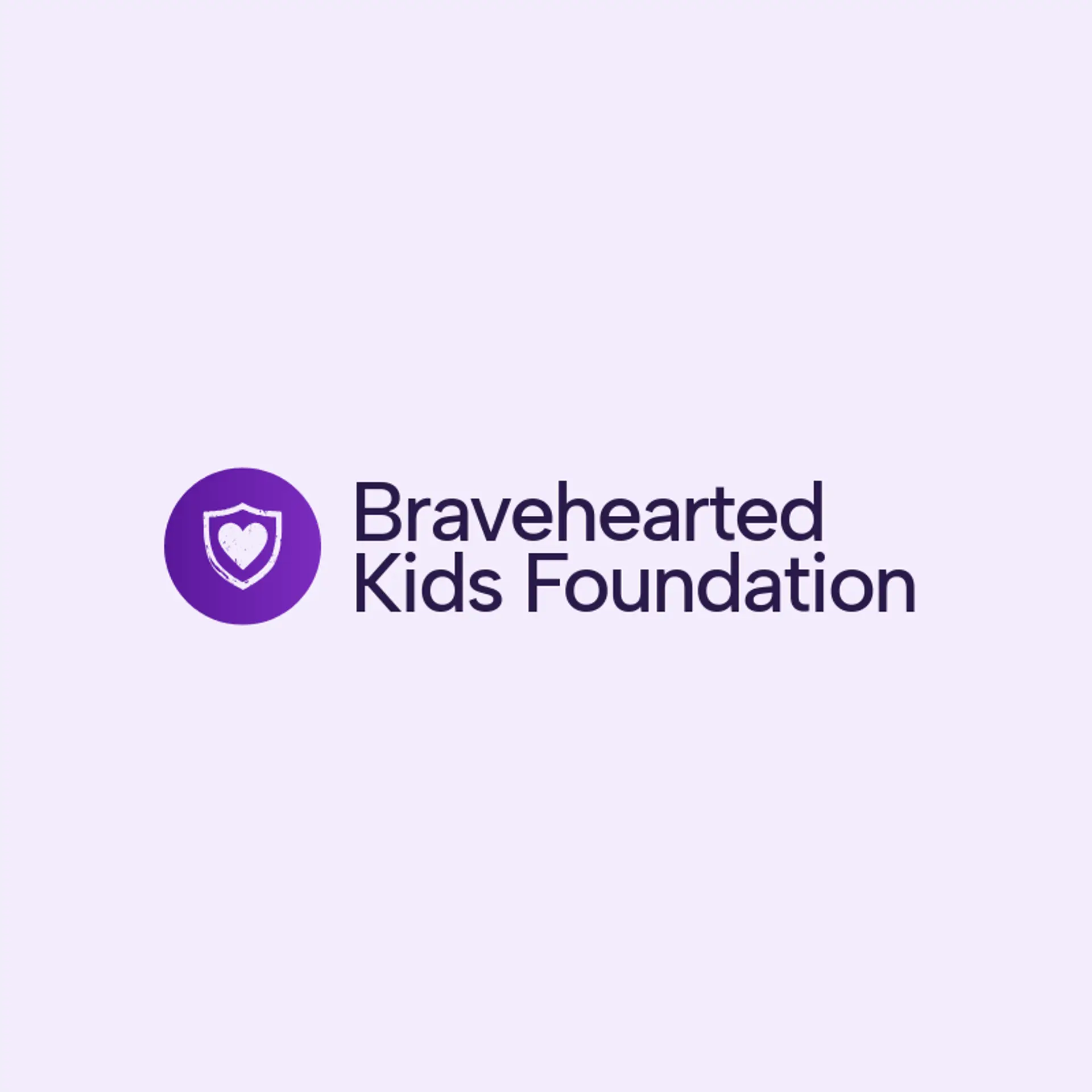 Bravehearted Kids Foundation logo for heart