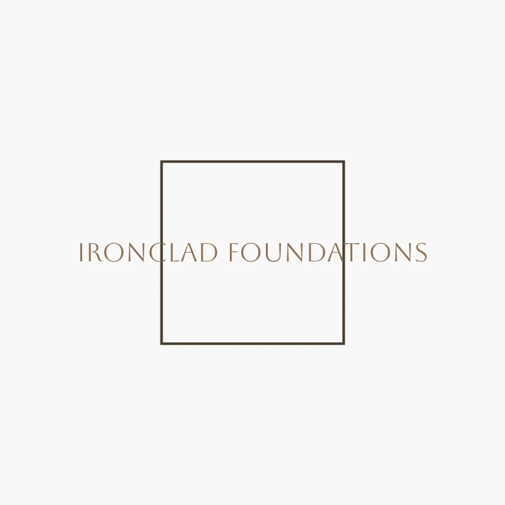 Ironclad Foundations logo for concrete construction
