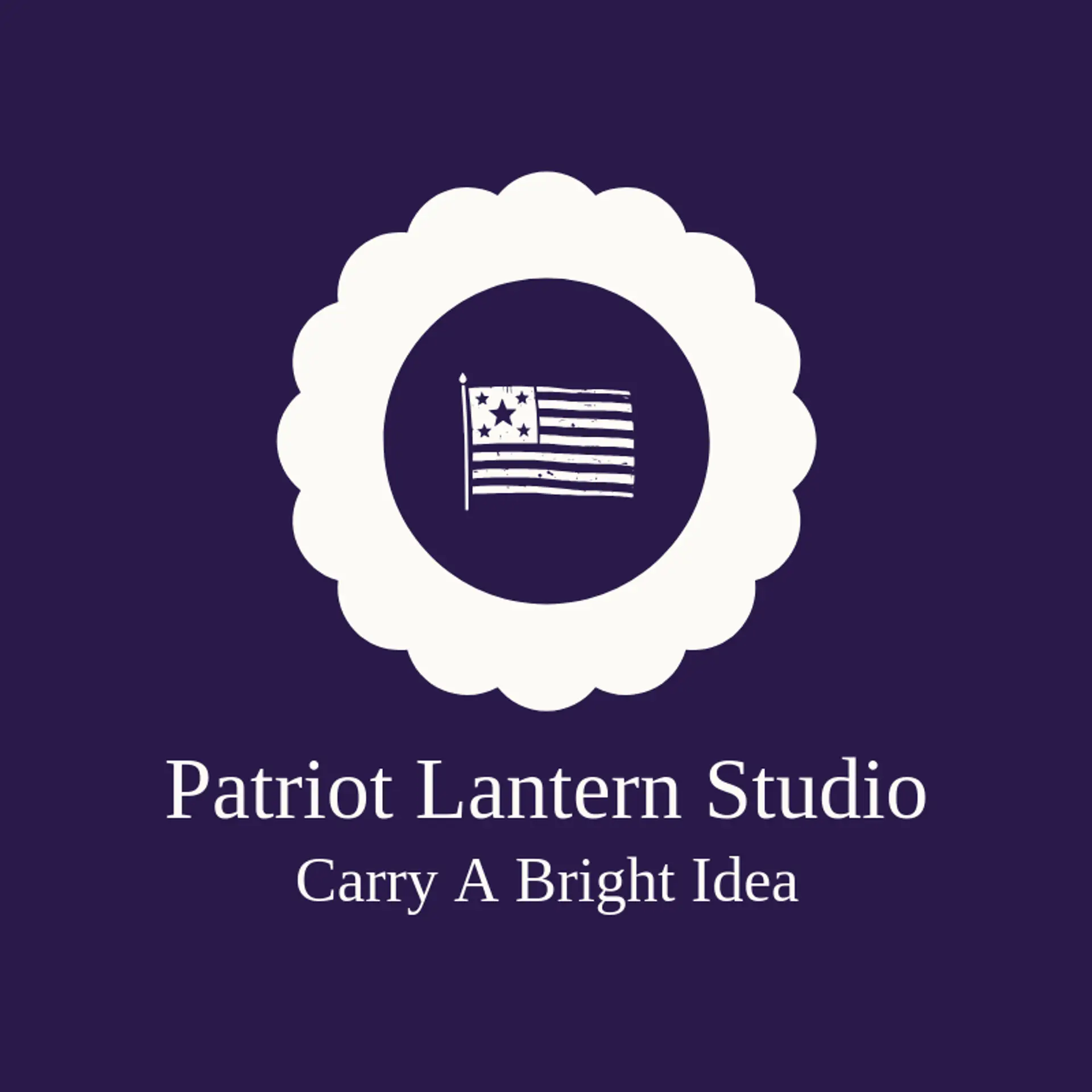 Patriot Lantern Studio logo for patriot