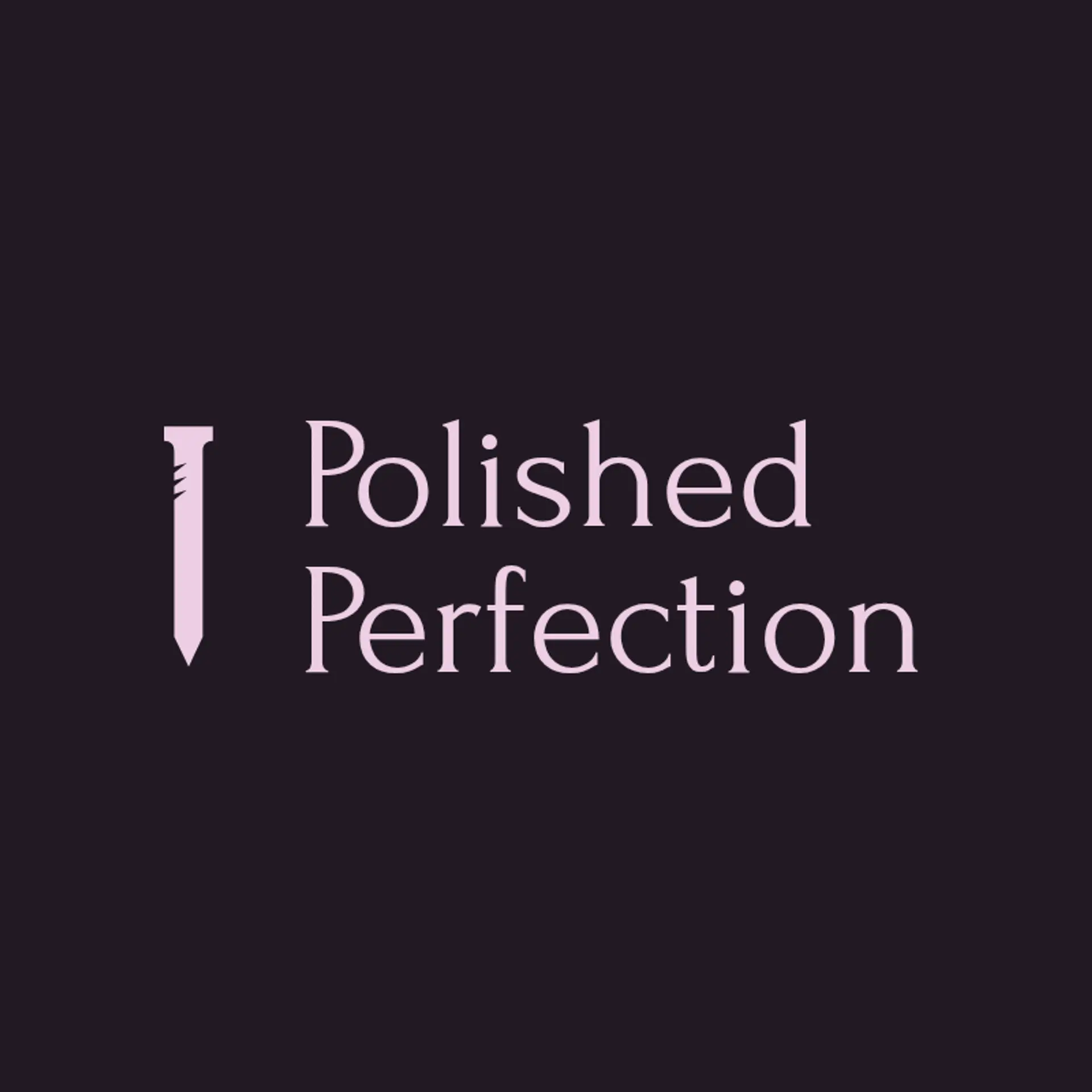 Polished Perfection logo for nail tech