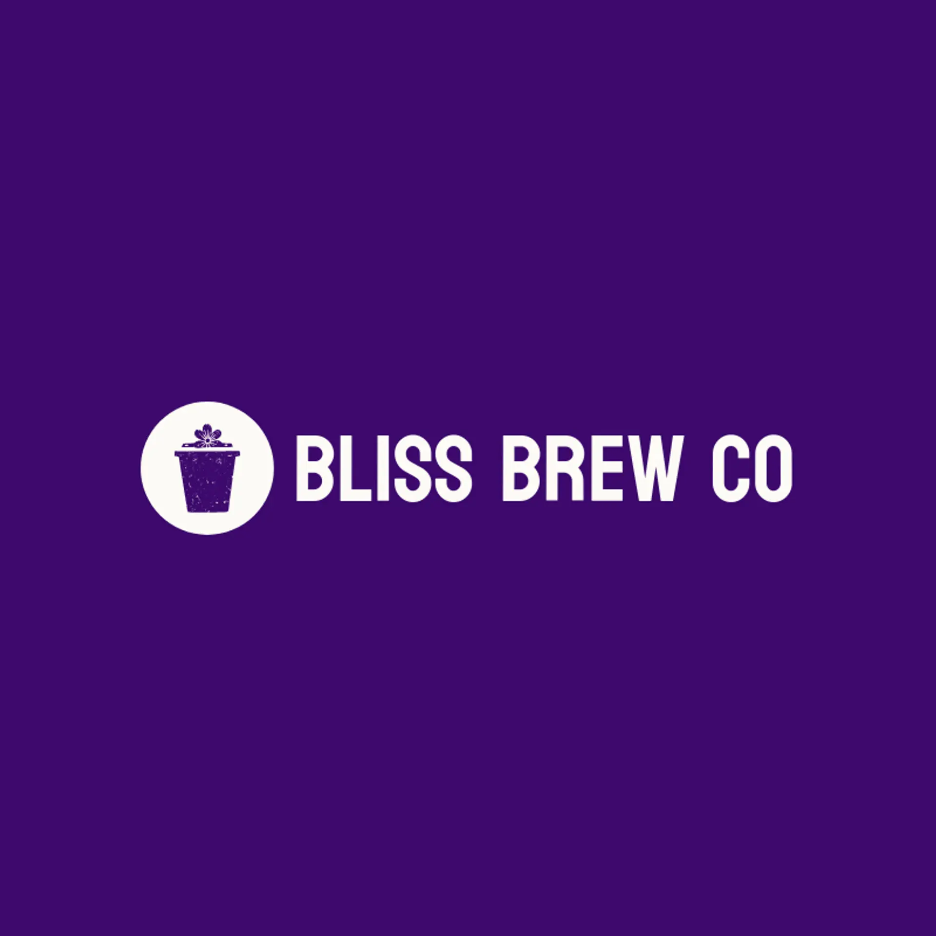 Bliss Brew Co logo for milk tea