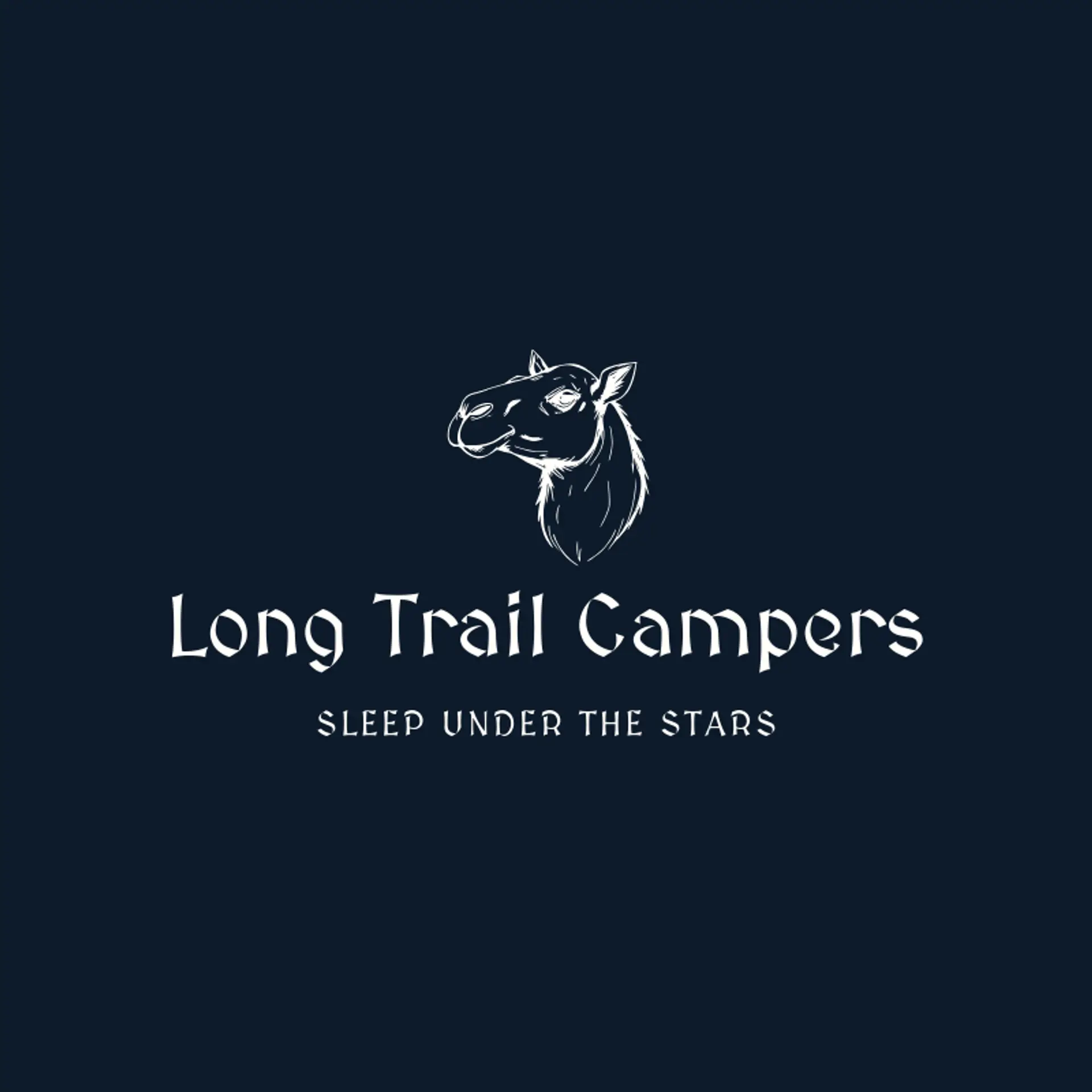 Long Trail Campers logo for camel