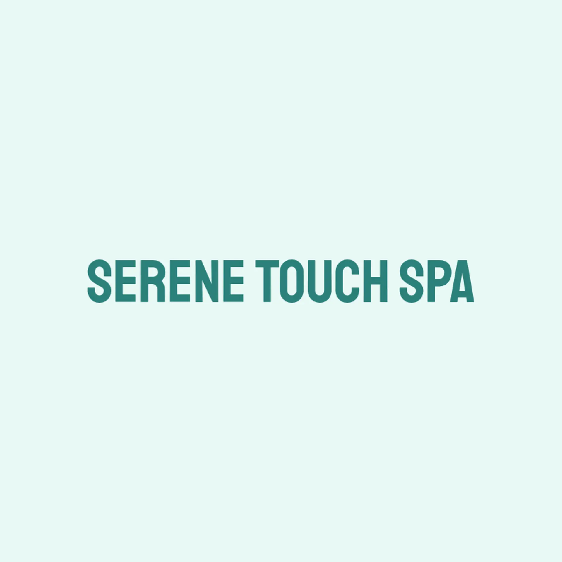 Serene Touch Spa logo for massage spa