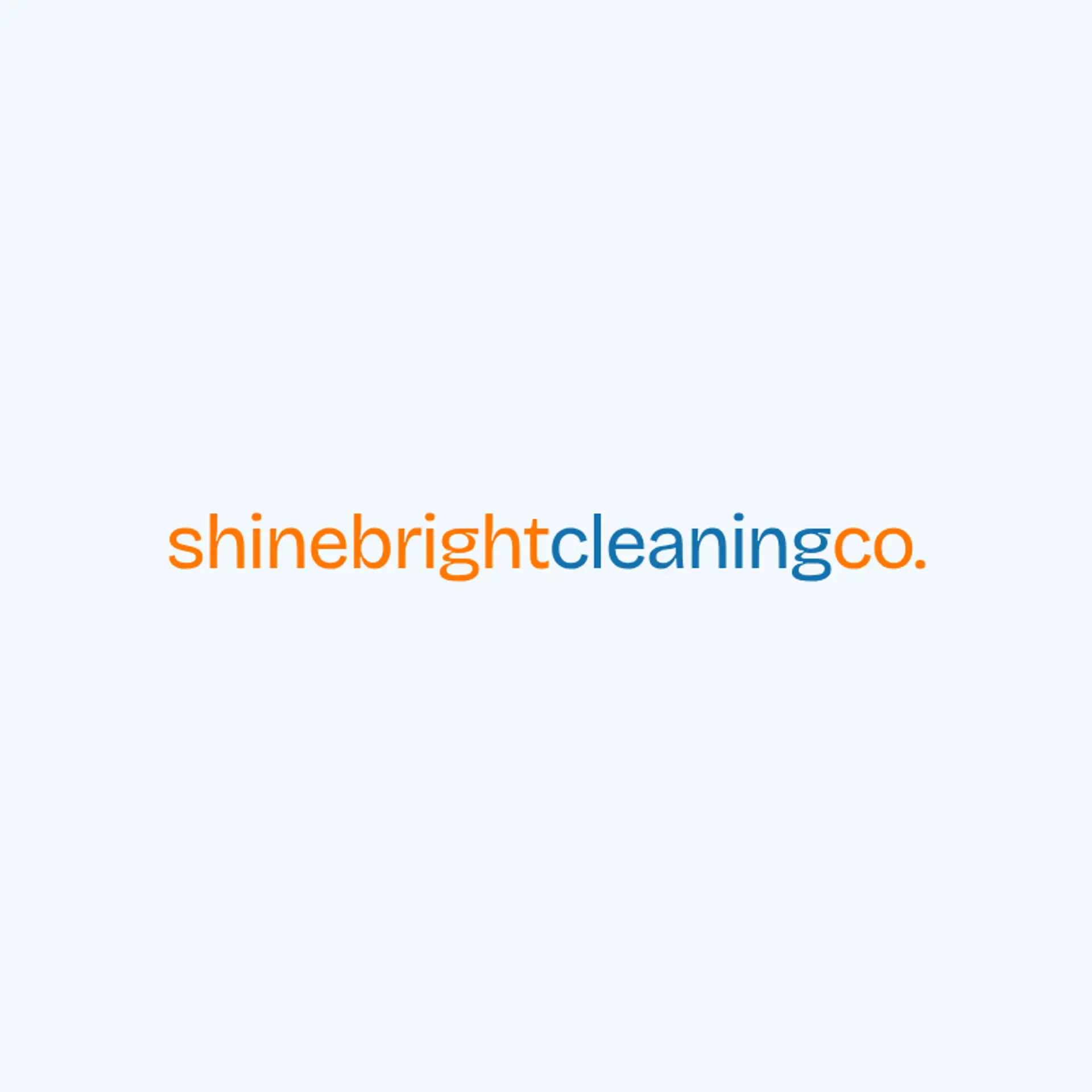 ShineBright Cleaning Co. logo for house cleaning