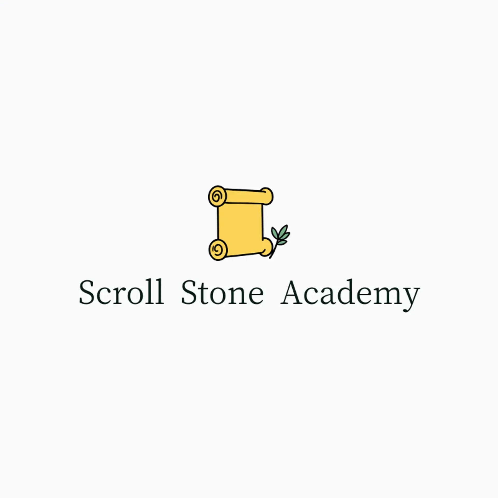 Scroll Stone Academy logo for jewish