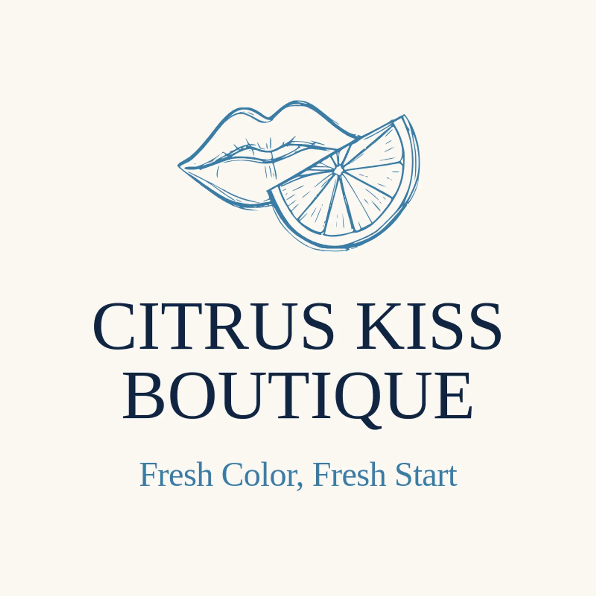 Citrus Kiss Boutique logo for lips