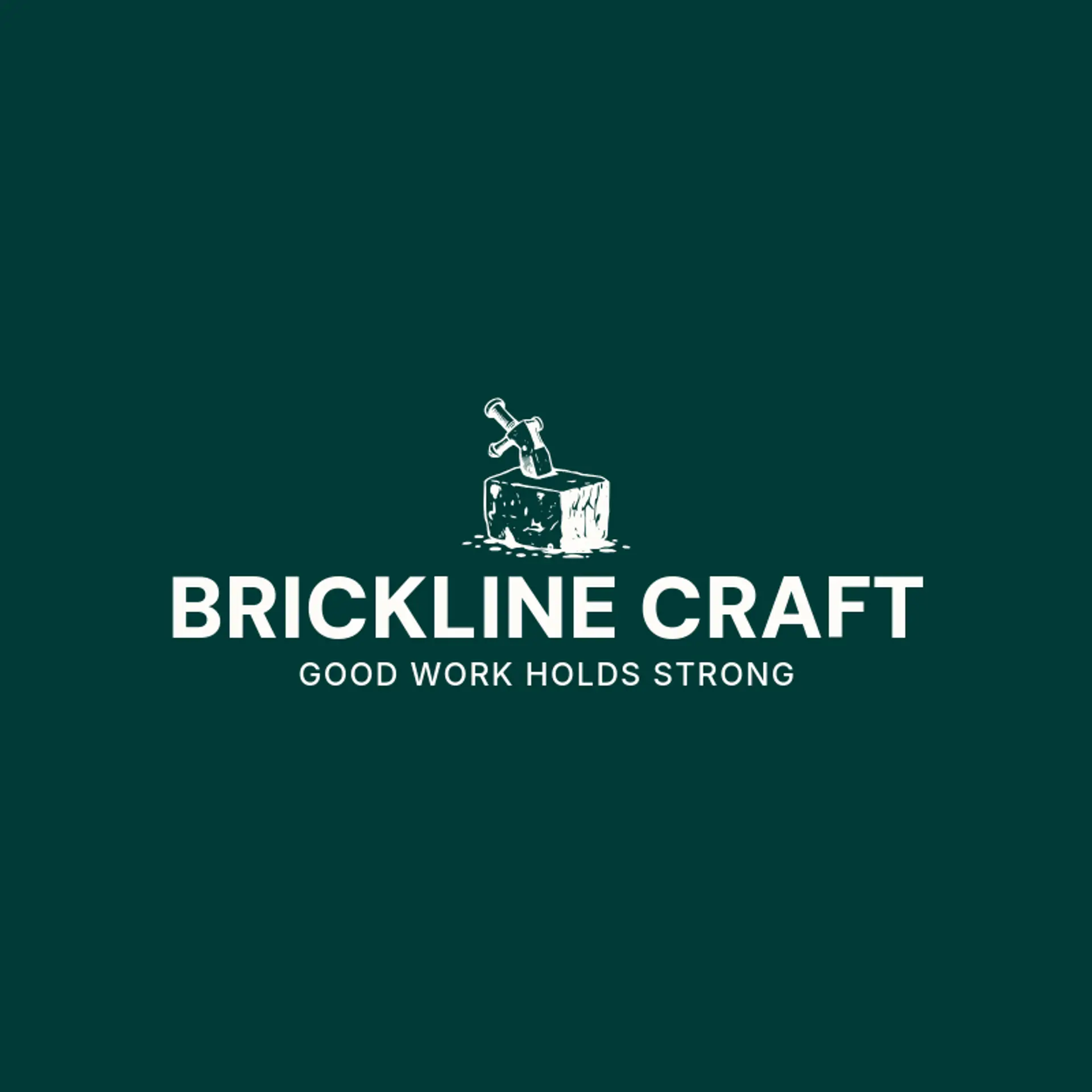 Brickline Craft logo for mason