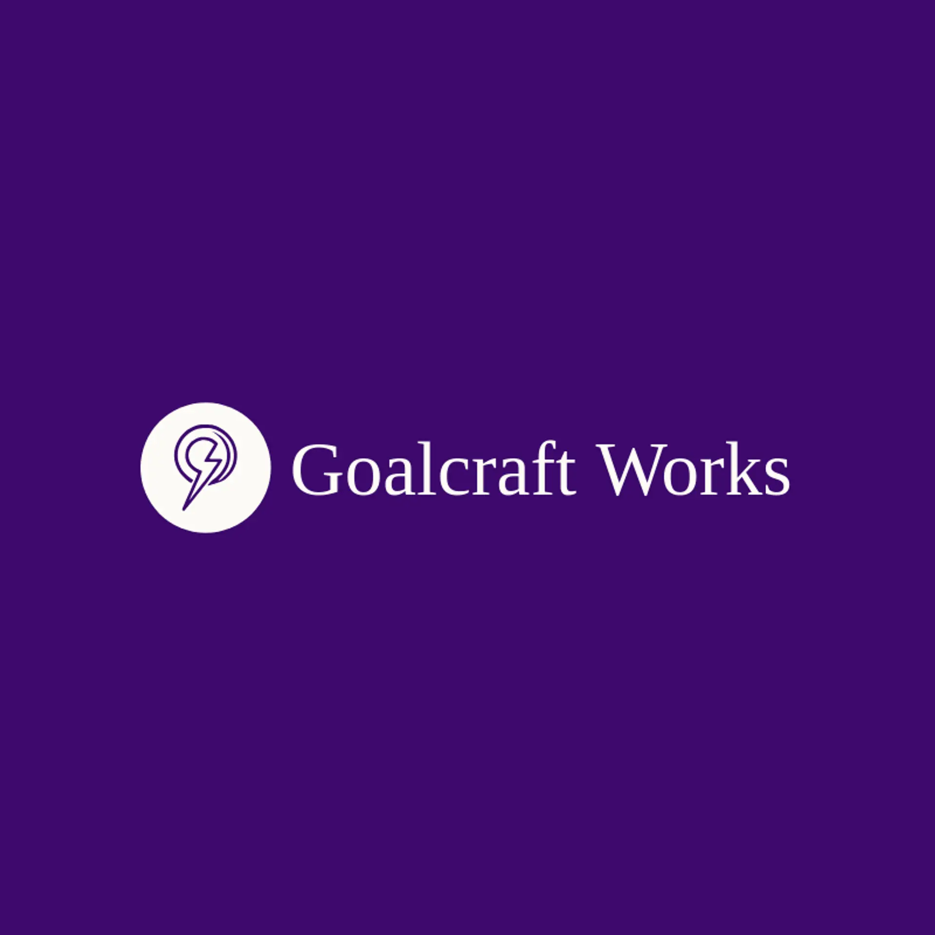 Goalcraft Works logo for goal