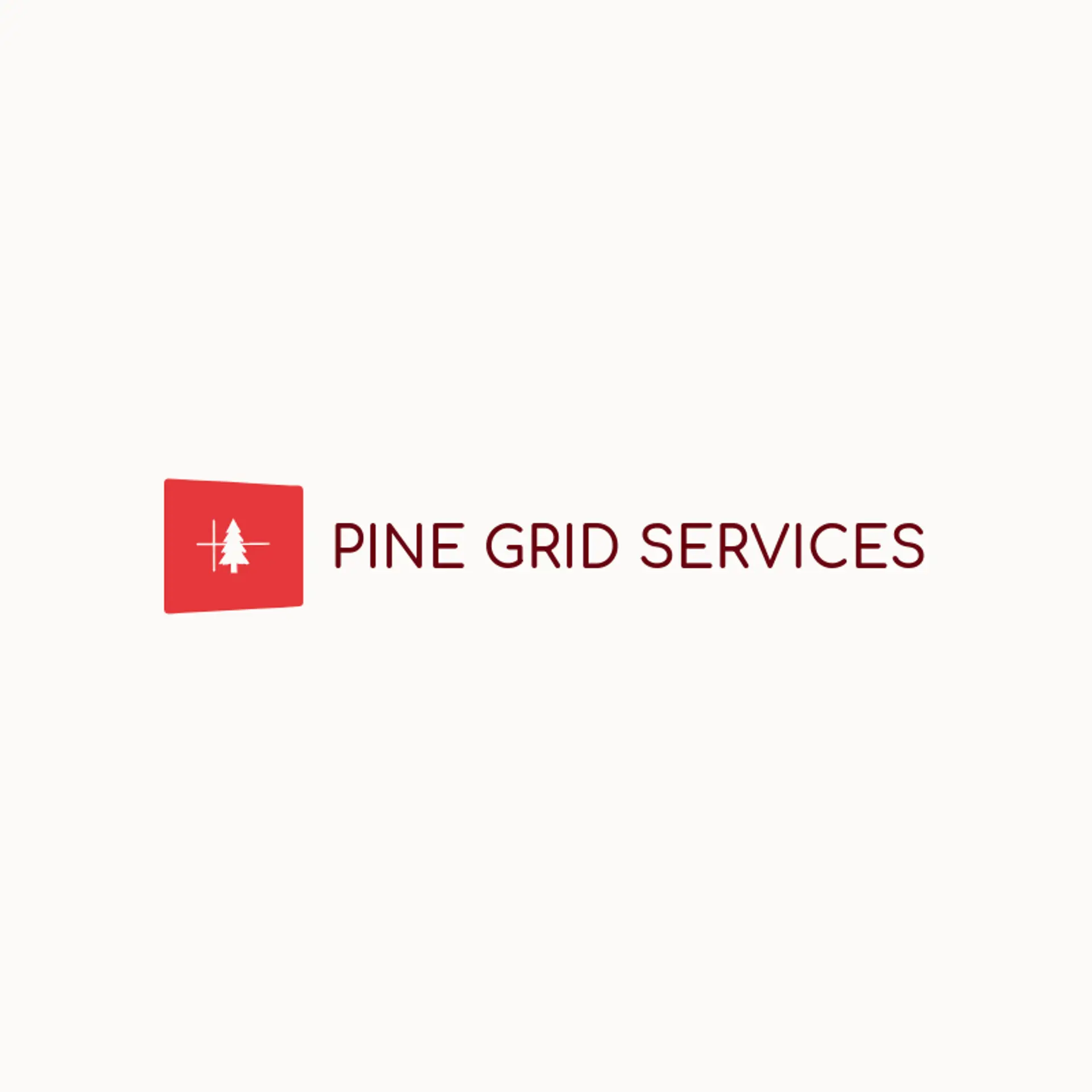 Pine Grid Services logo for electric