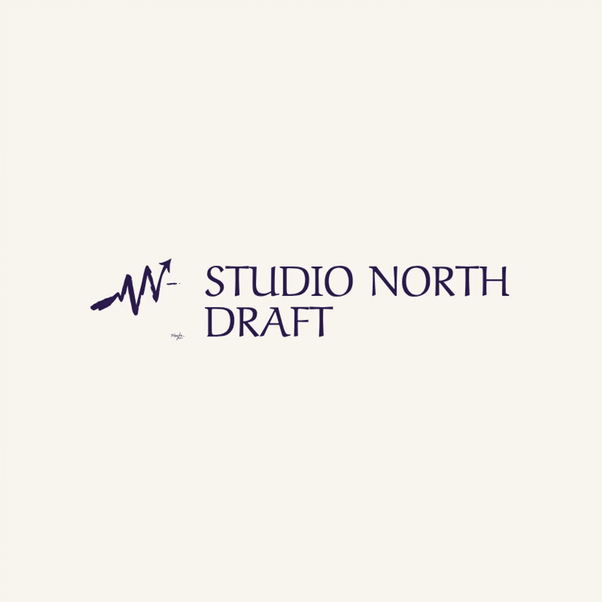 Studio North Draft logo for line