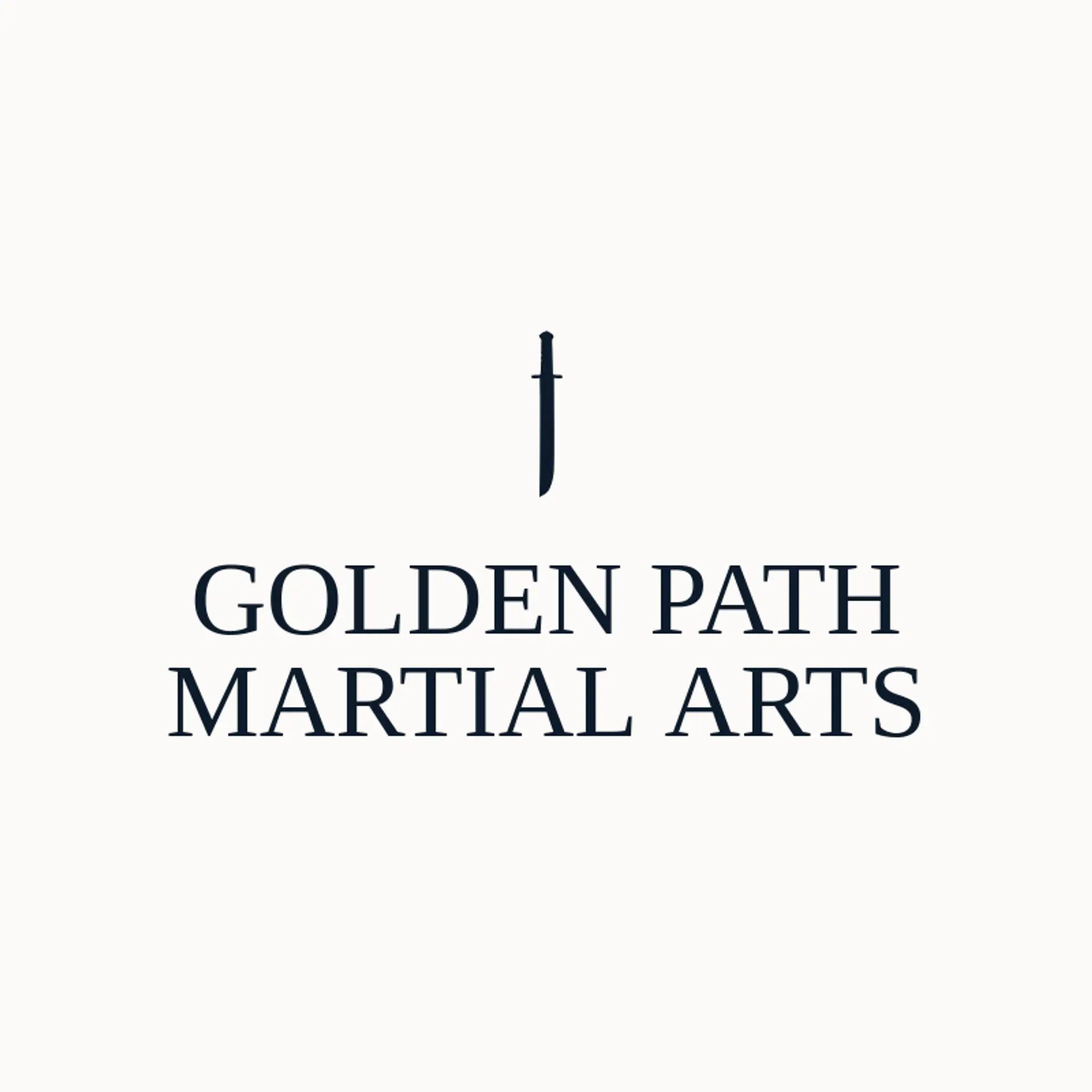 Golden Path Martial Arts logo for katana