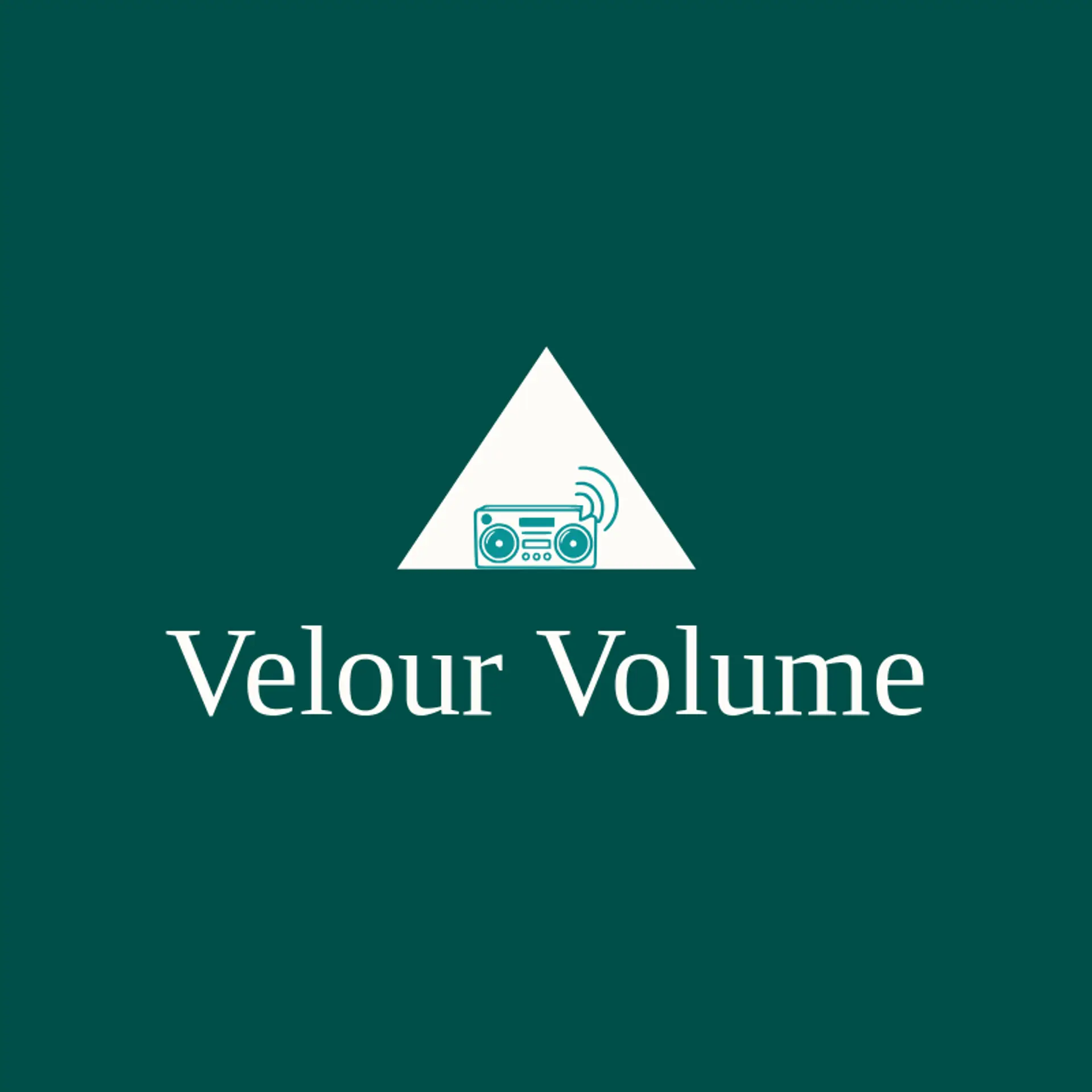 Velour Volume logo for stereo