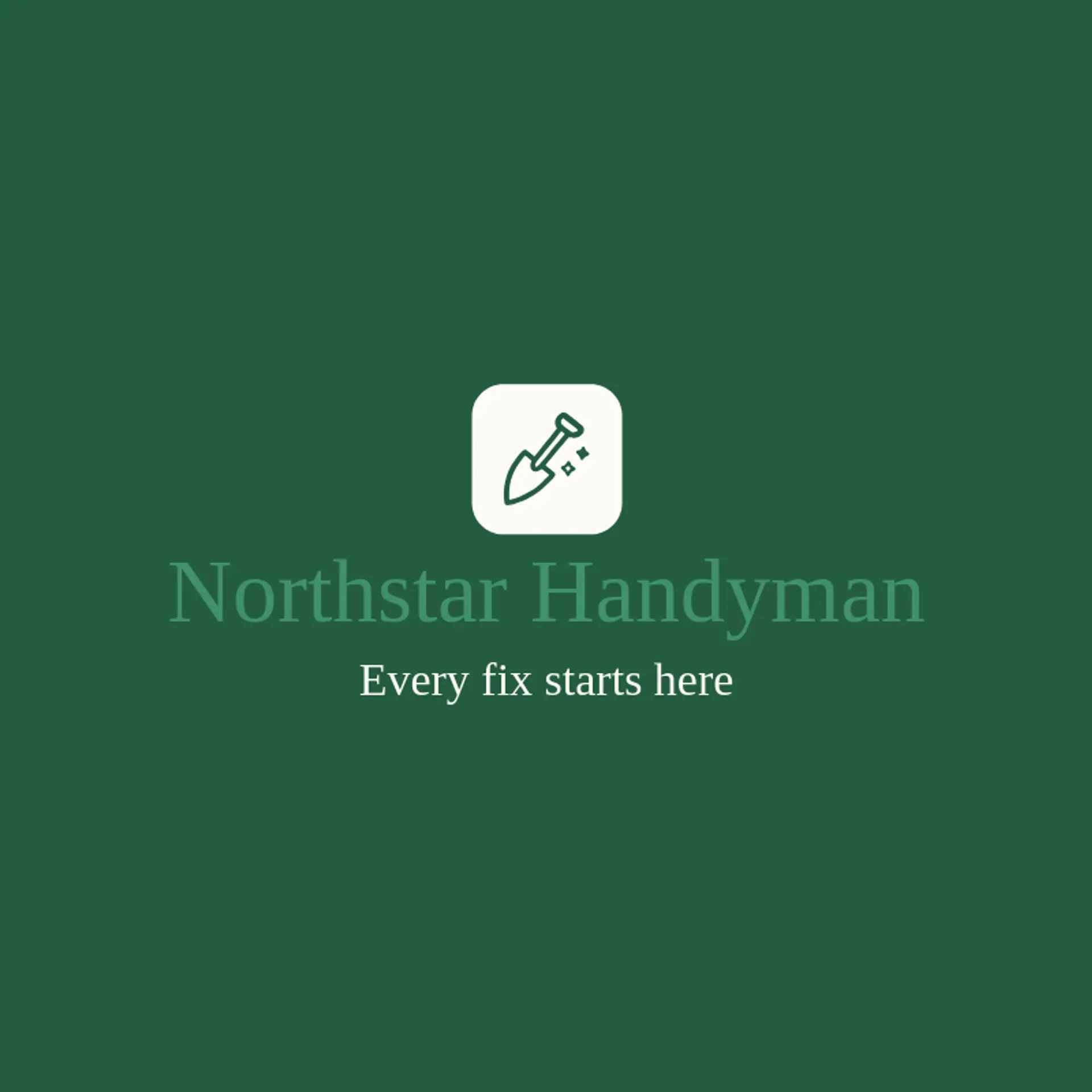 Northstar Handyman logo for contractor