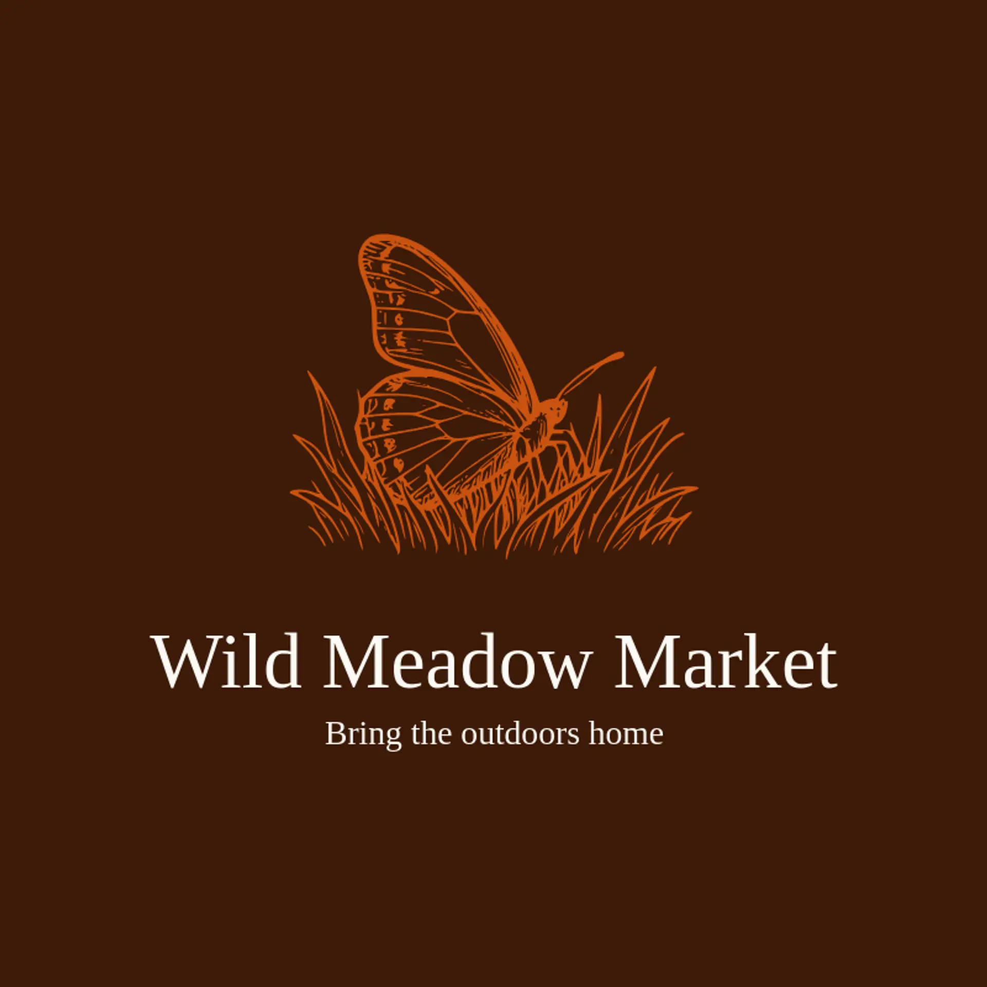 Wild Meadow Market logo for grass