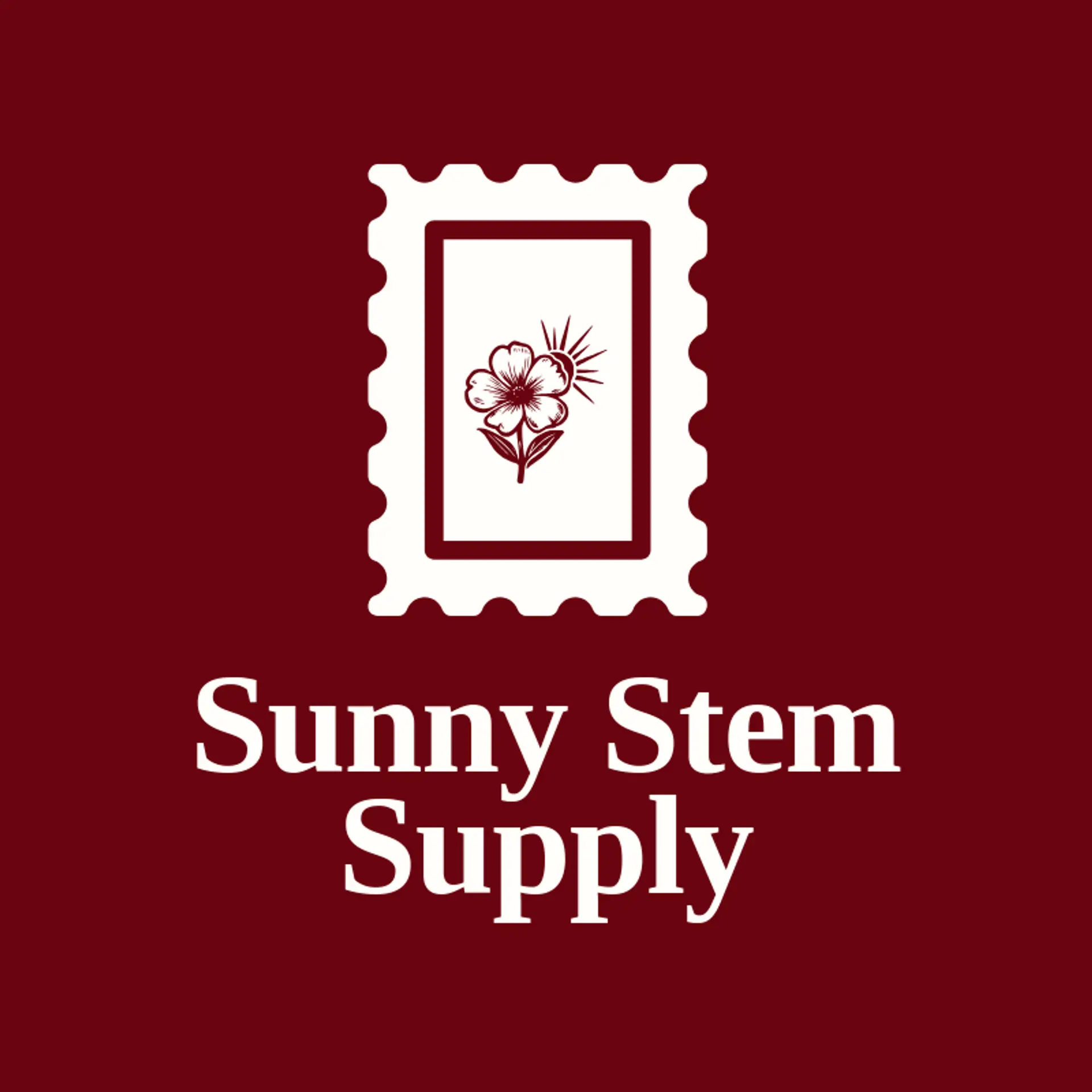 Sunny Stem Supply logo for blossom