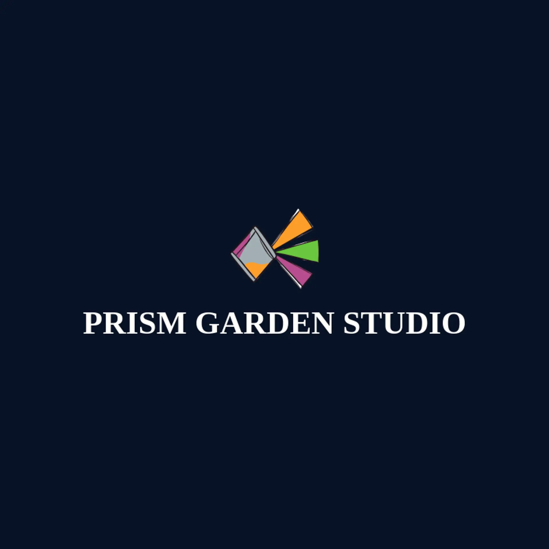 Prism Garden Studio logo for kaleidoscope