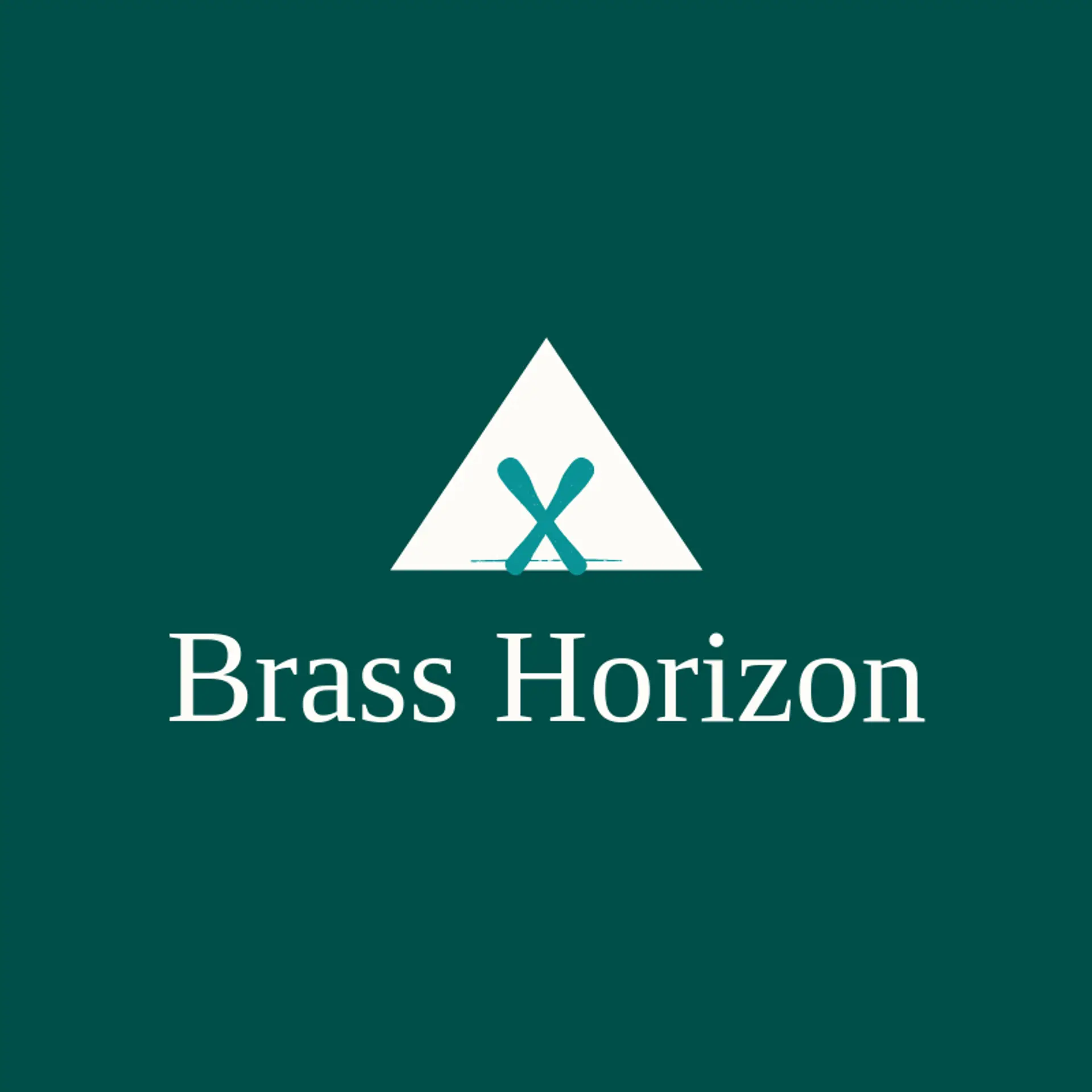 Brass Horizon logo for rock and roll