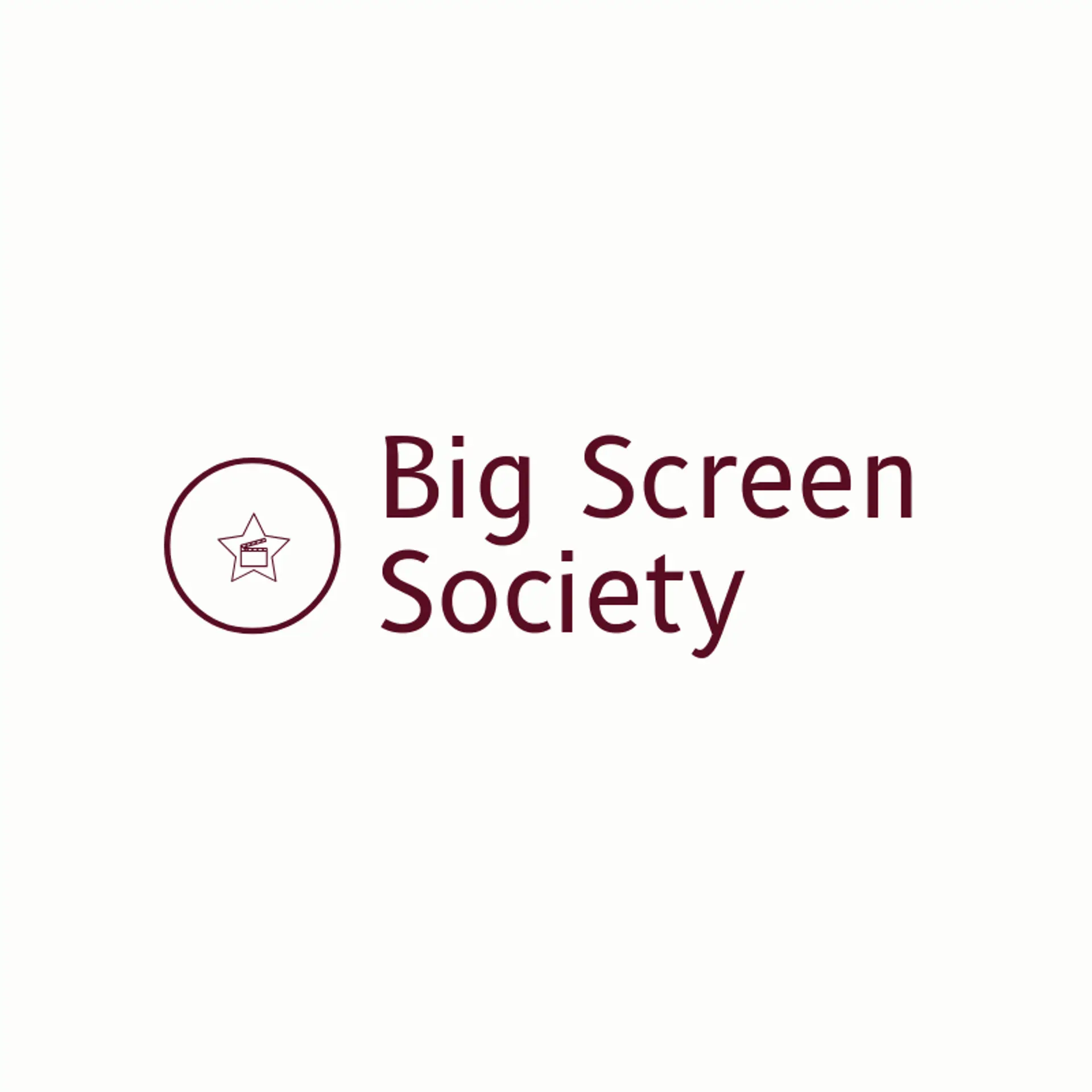Big Screen Society logo for hollywood