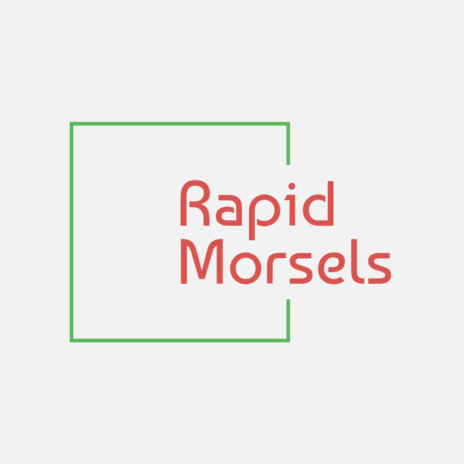 Rapid Morsels logo for fast food restaurant