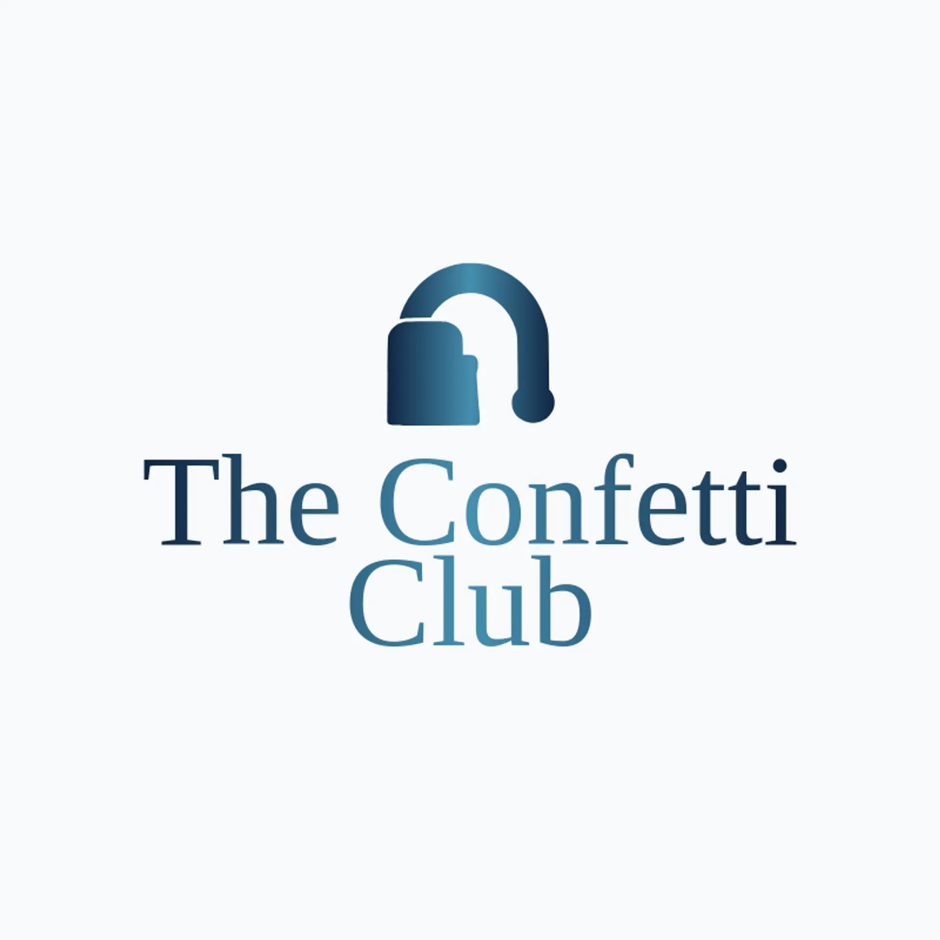 The Confetti Club logo for party rental