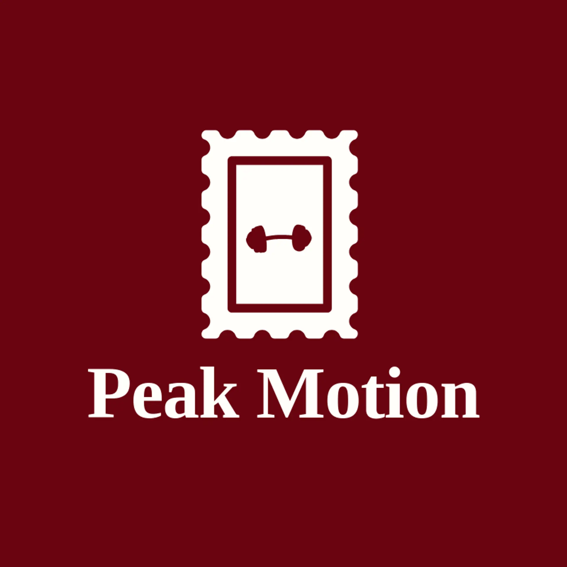 Peak Motion logo for weightlifting