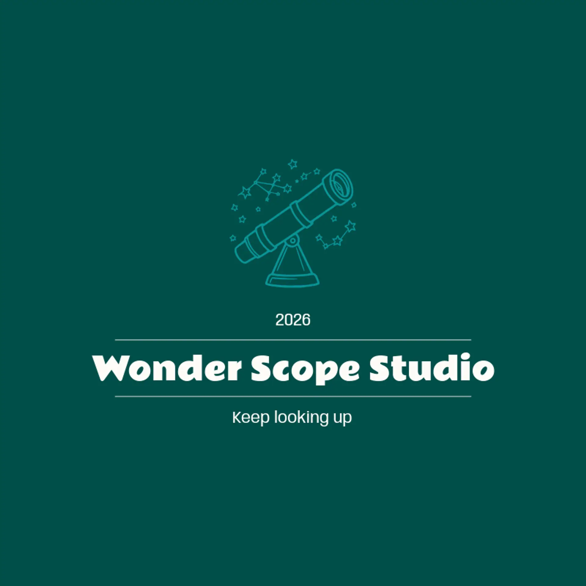 Wonder Scope Studio logo for star