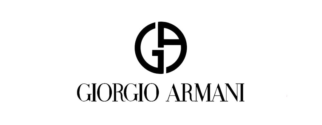 An Armani logo variation