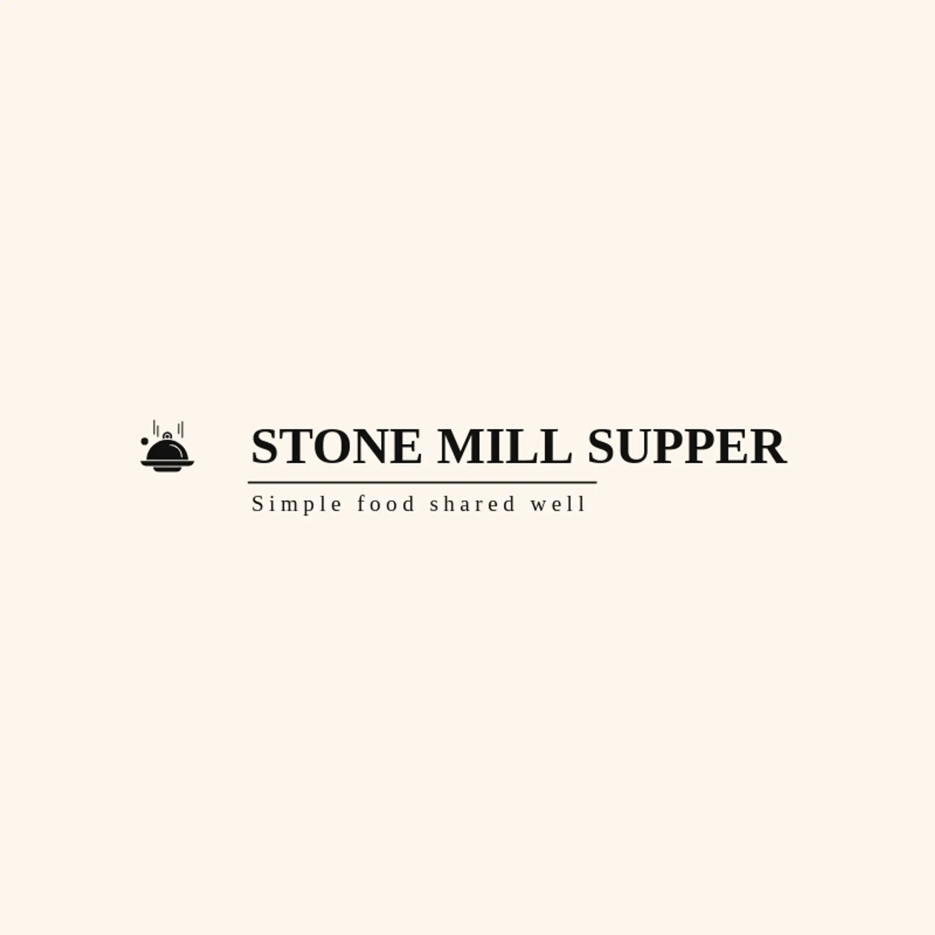 Stone Mill Supper logo for dish
