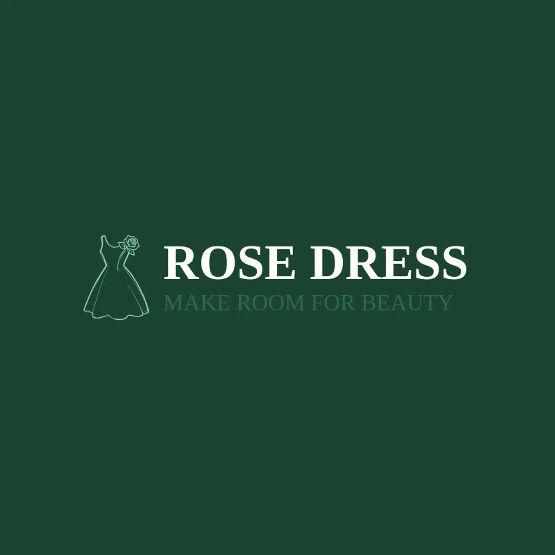 Rose Dress logo for clothes