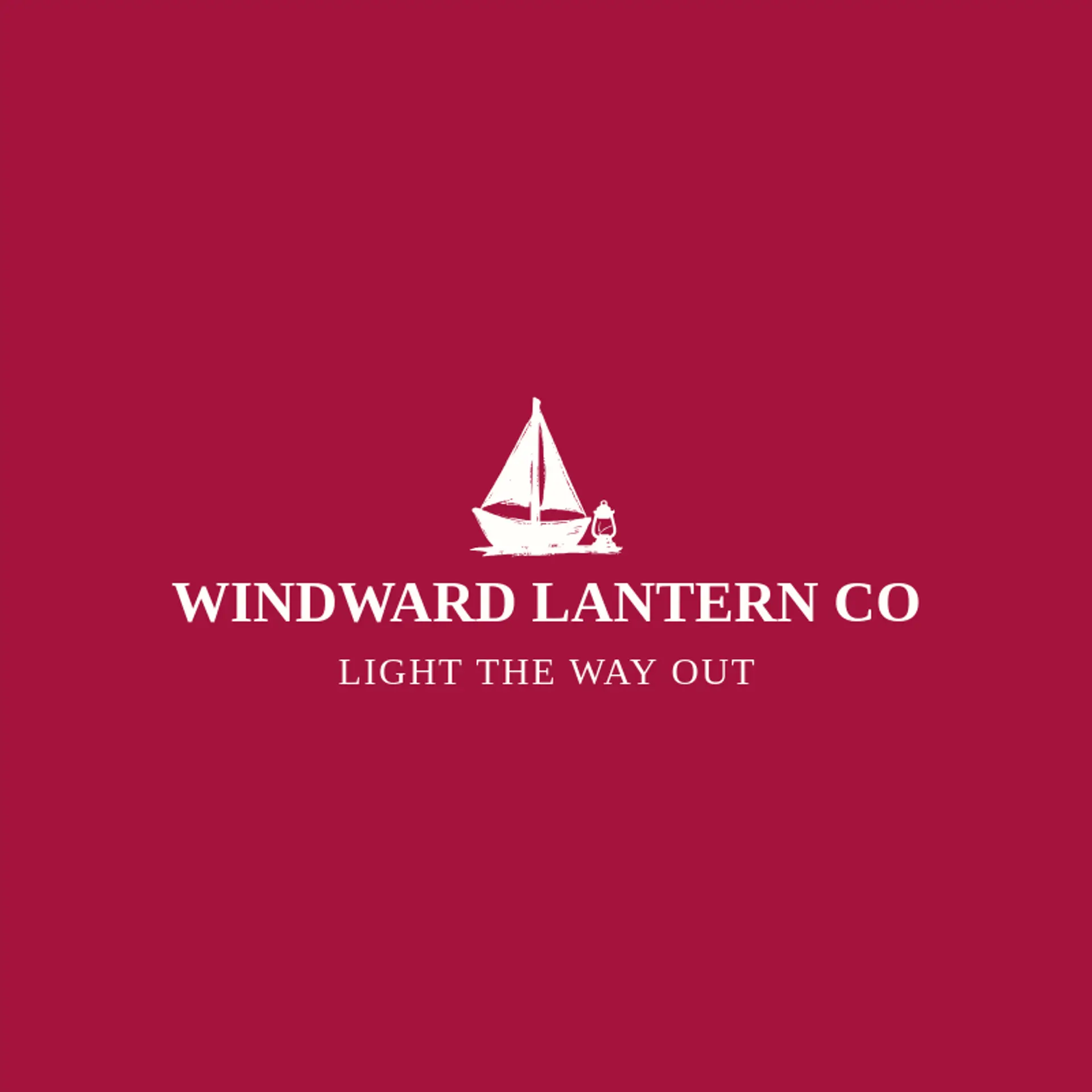 Windward Lantern Co logo for sailboat