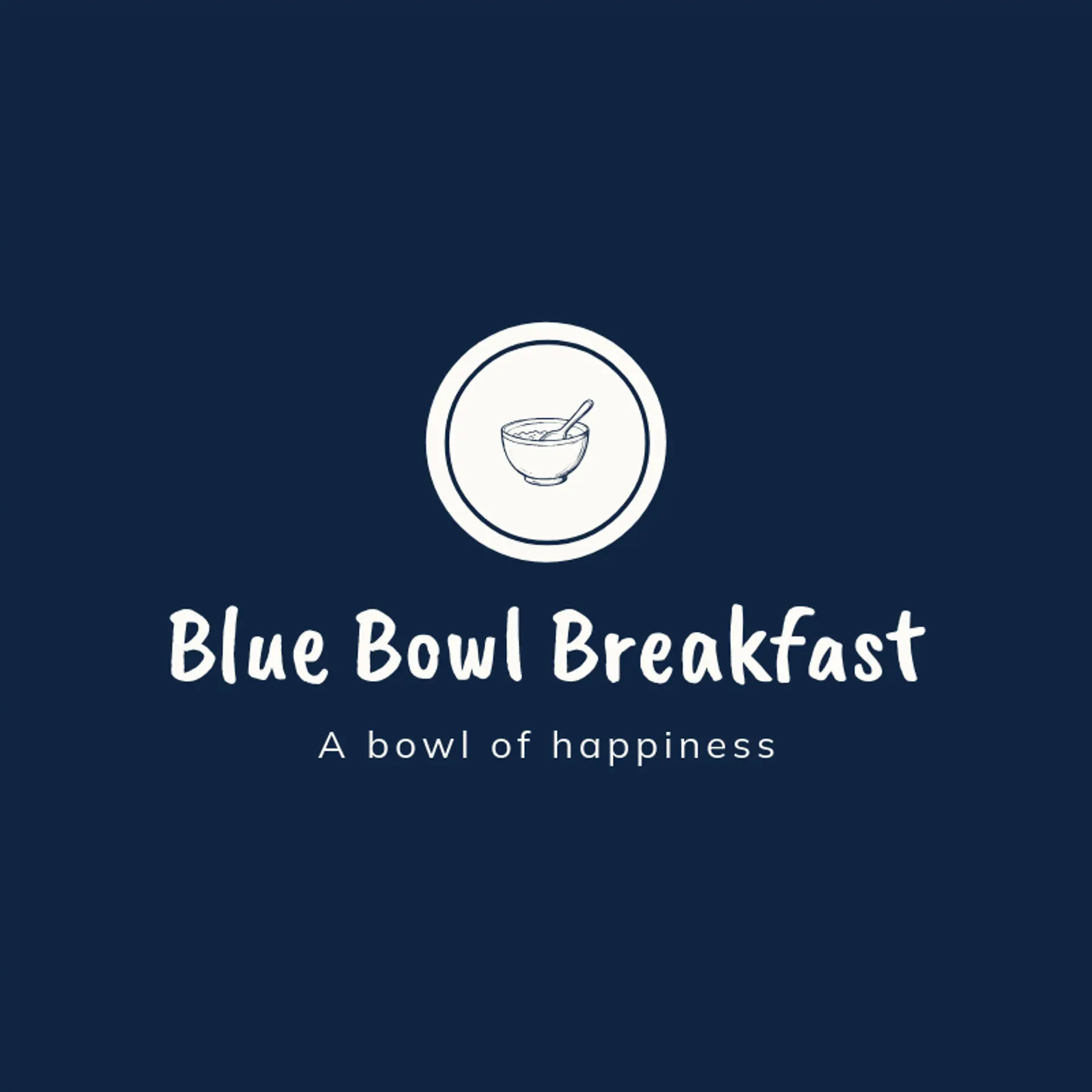 Blue Bowl Breakfast logo for cereal