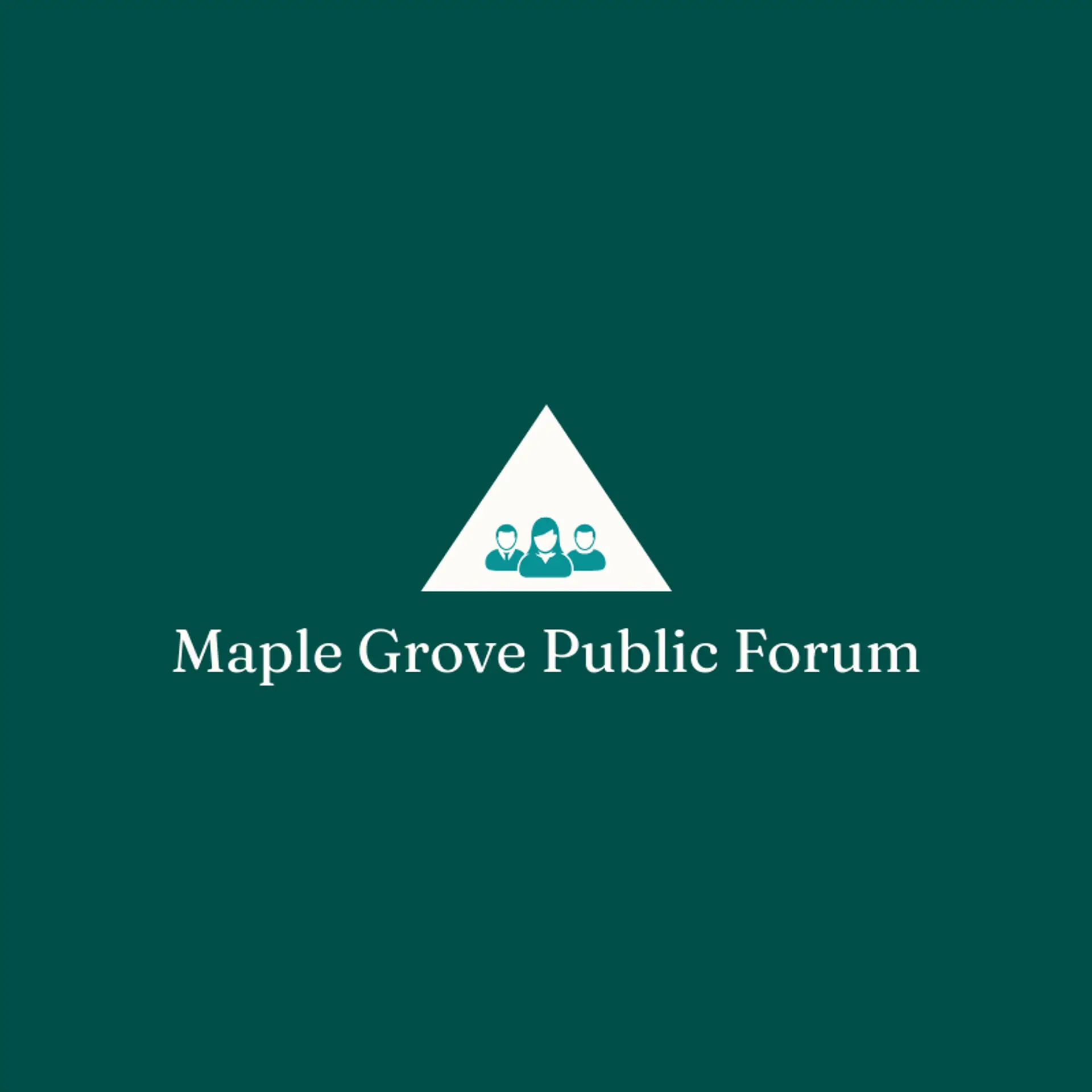 Maple Grove Public Forum logo for president