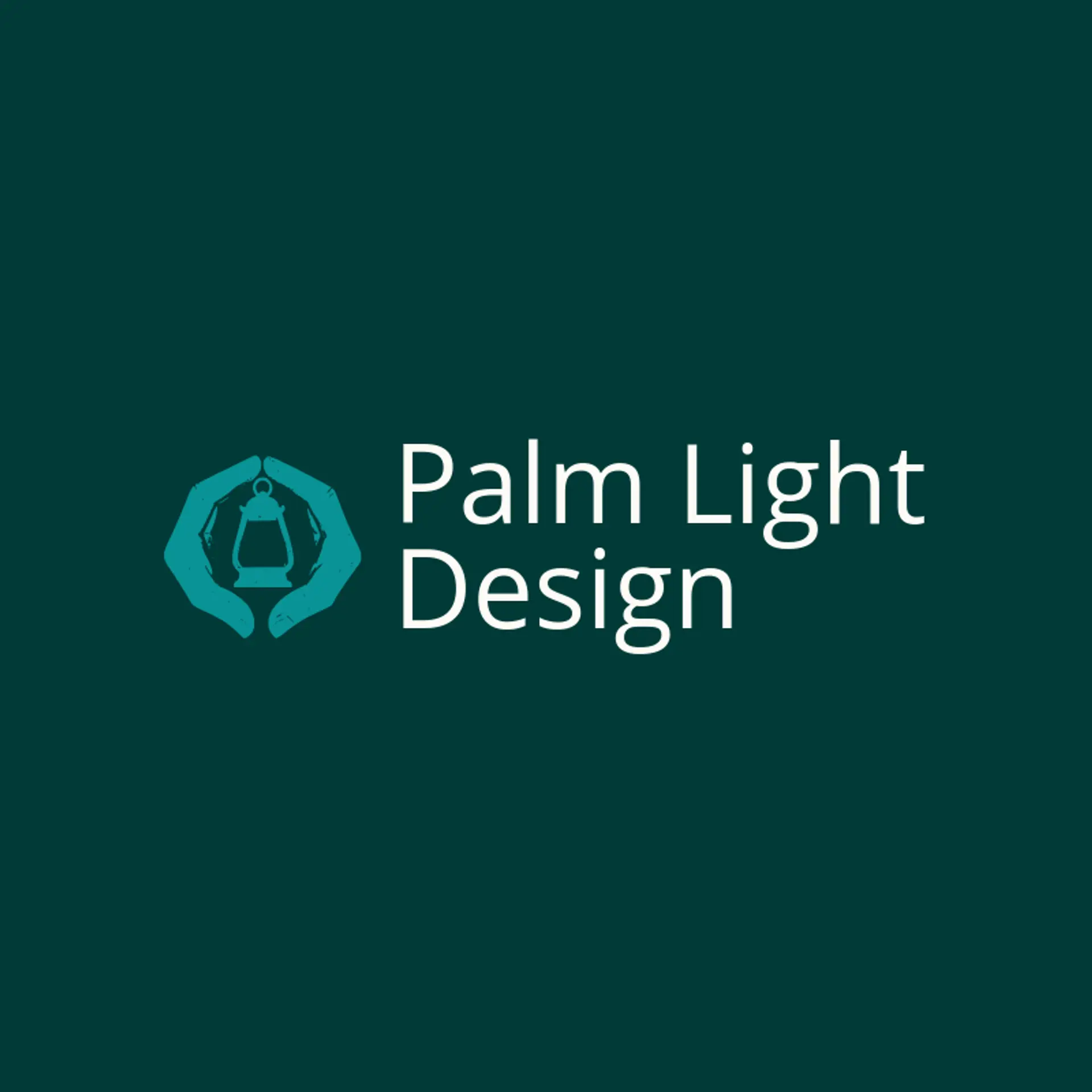 Palm Light Design logo for hands