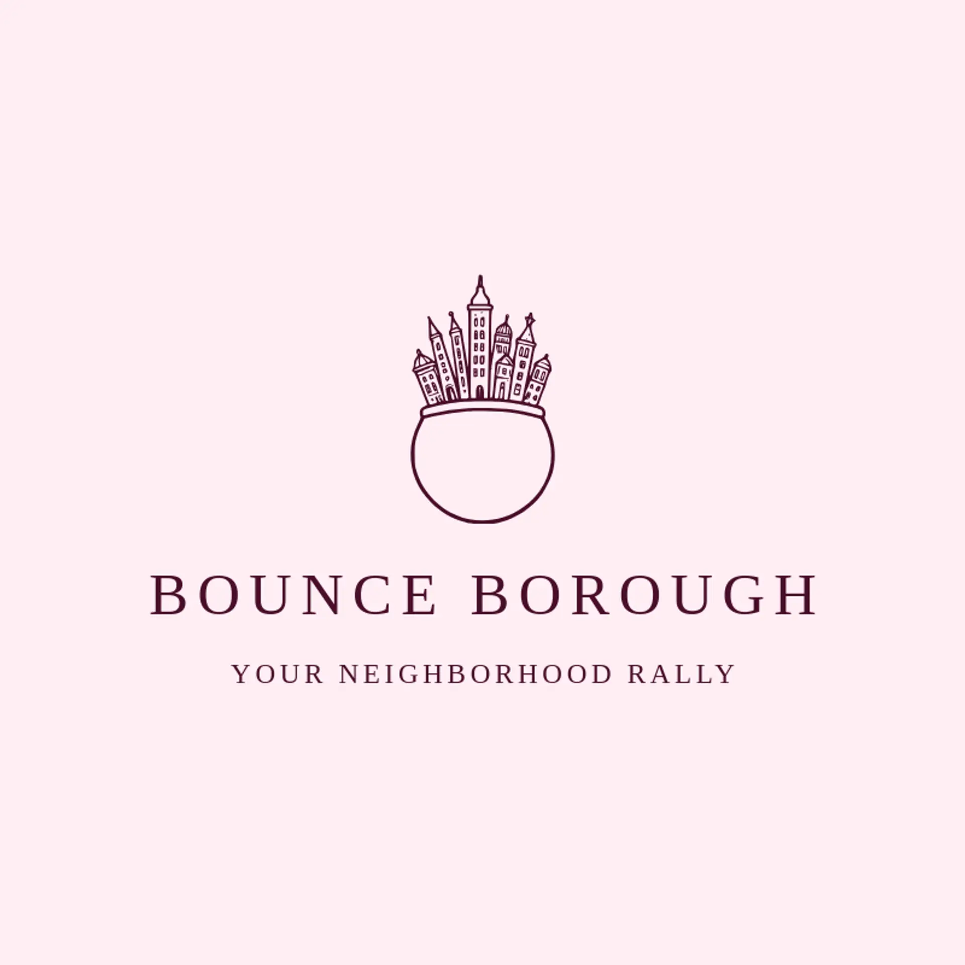Bounce Borough logo for ping pong
