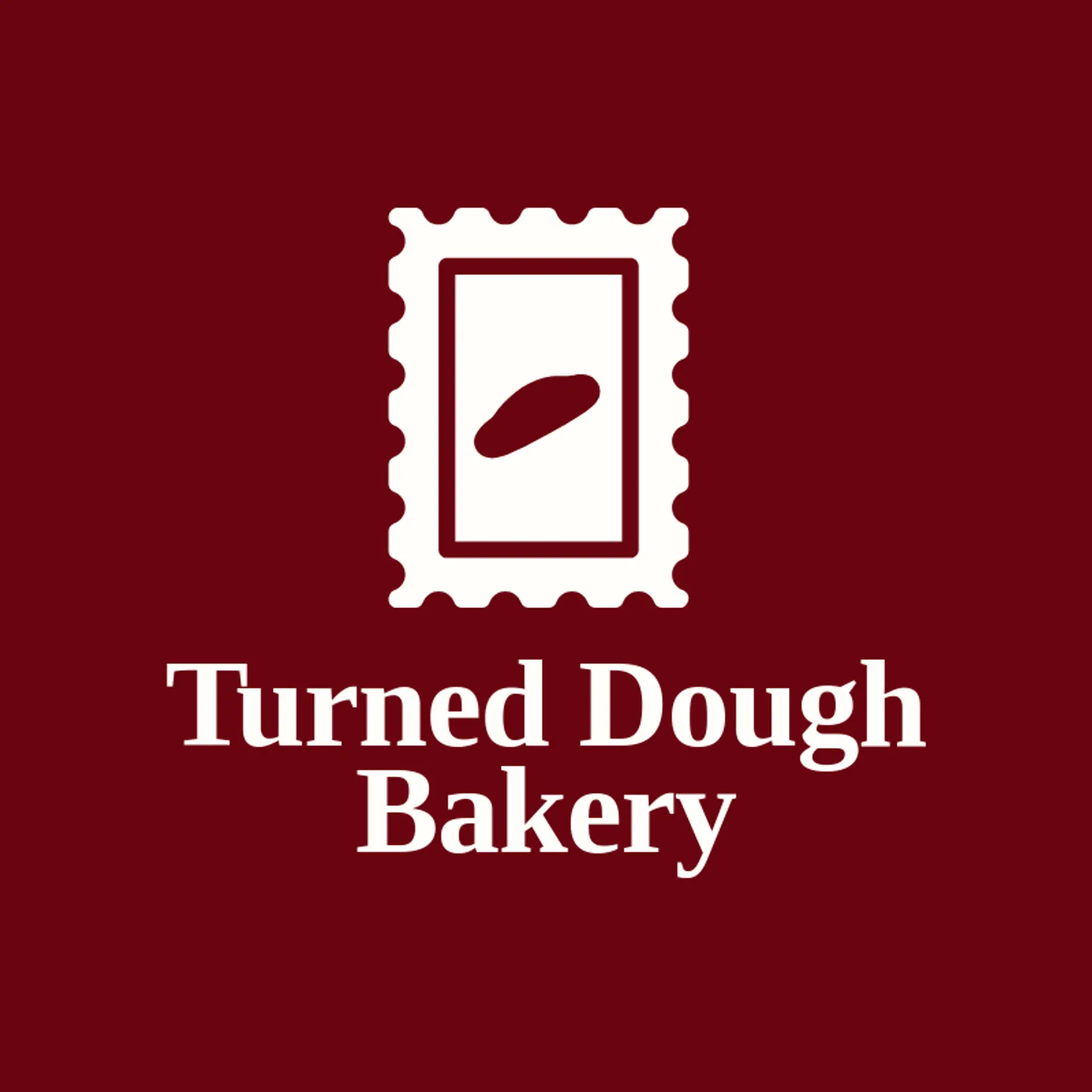 Turned Dough Bakery logo for bread