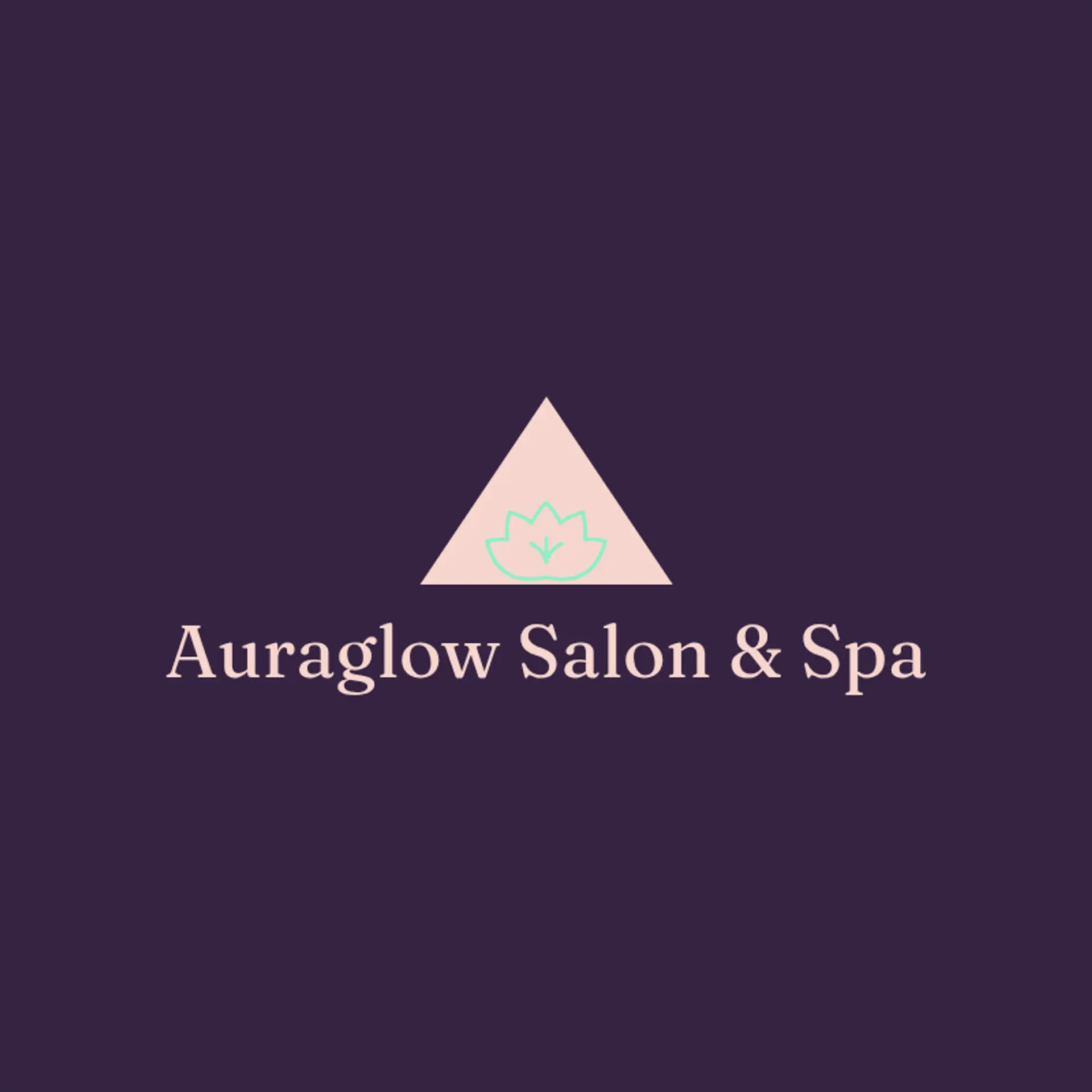 Serenity Bloom Spa logo for salon and spa